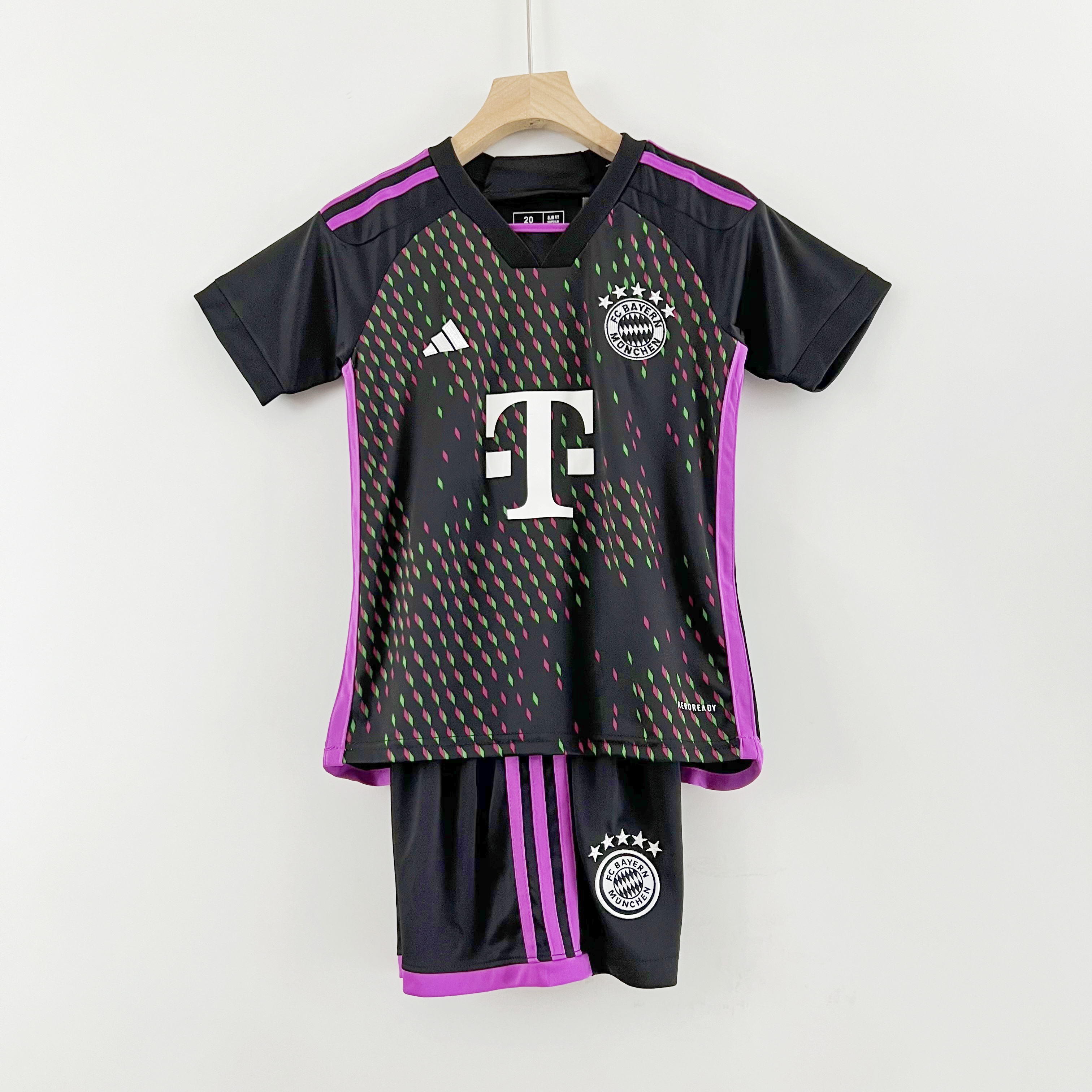 Bayern Munich 23-24 Away Kids kit - UnitedFutballJersey