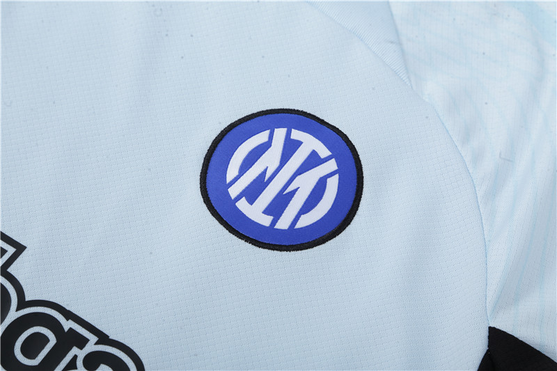 Inter Milan 23-24 Short Sleeve Training Set -Light Grey - UnitedFutballJersey