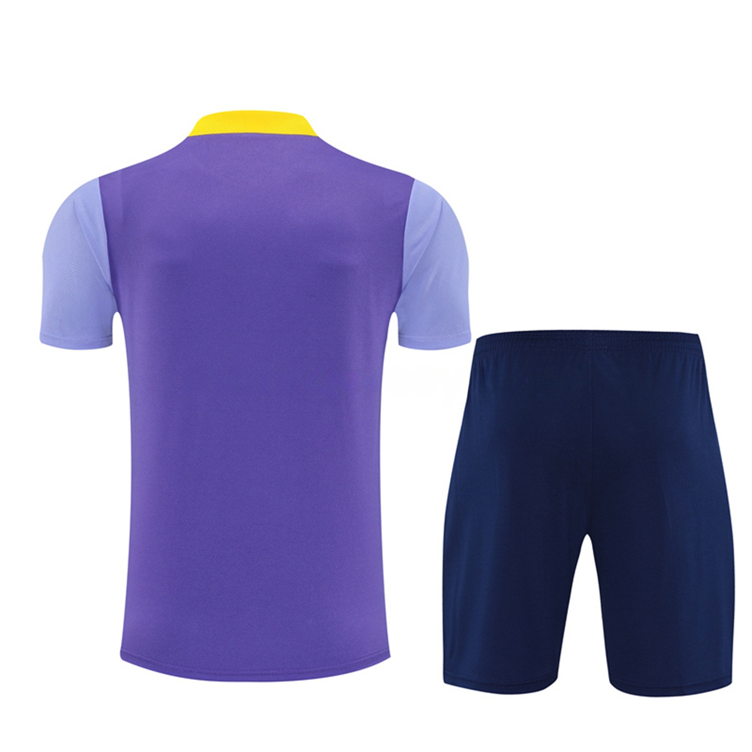 Atletico Madrid 25-26 Kids Short-Sleeve Training Set - Purple Top & Royal Blue shorts - UnitedFutballJersey