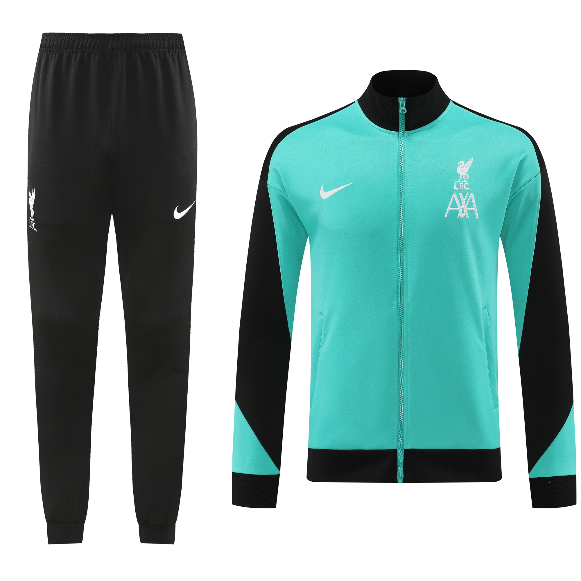 Liver.pool 24-25 Jacket Training Tracksuit - Green - UnitedFutballJersey