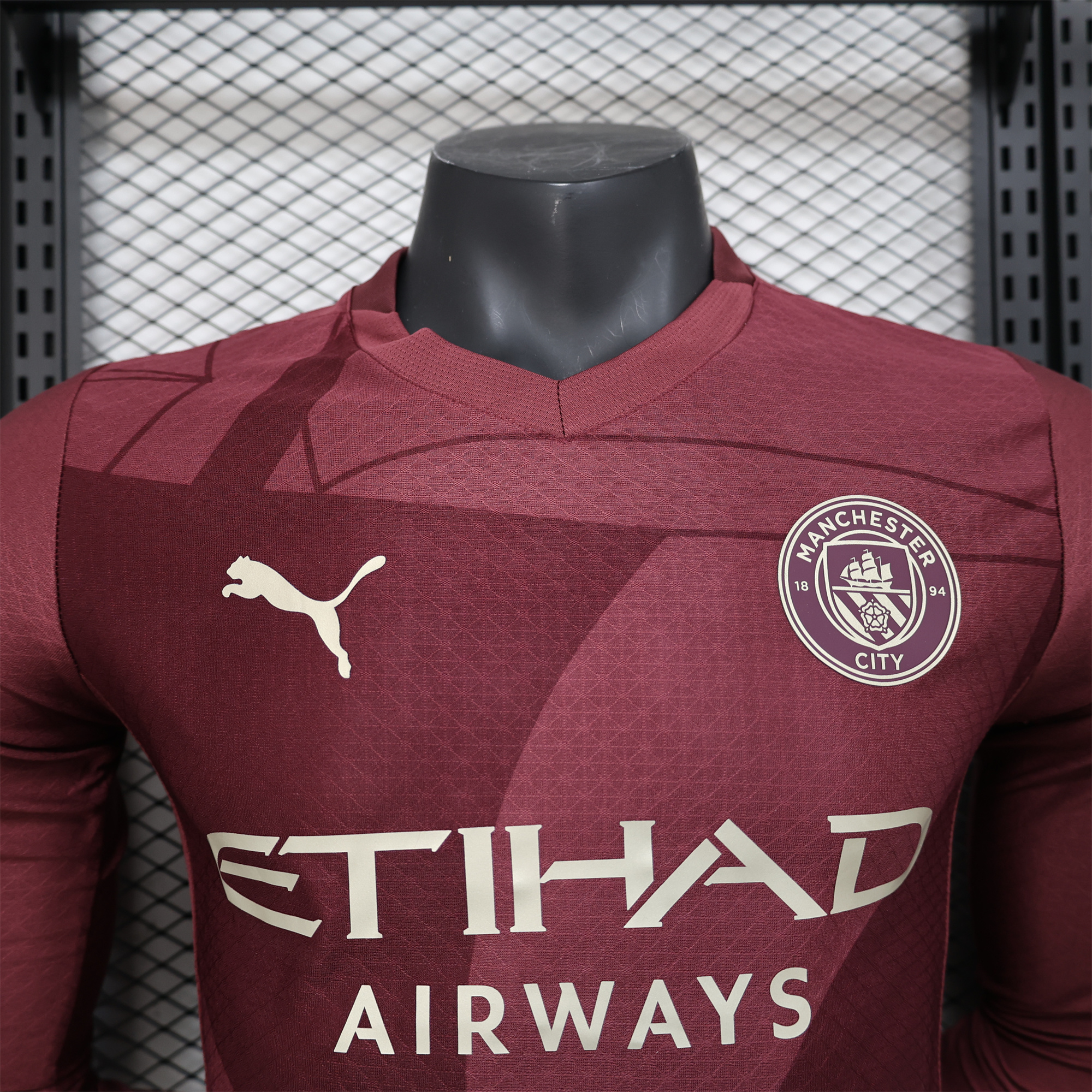 Manchester City 24-25 Third Long Sleeves Jersey - Player Version - UnitedFutballJersey