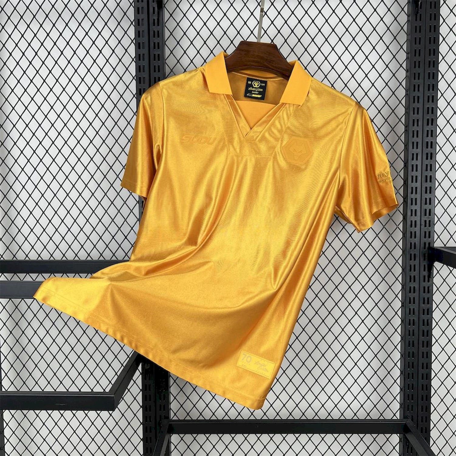 Wolverhampton Wanderers Wolves 24-25 70th Anniversary Jersey - Fans Version - UnitedFutballJersey