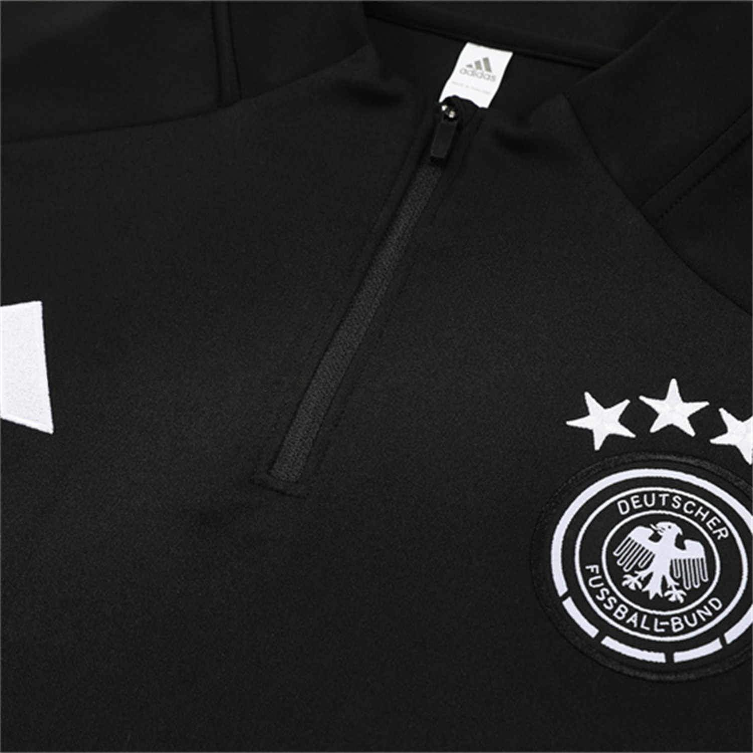 Germany 25-26 Long Sleeve Training Set - Black Top and Black Pants - UnitedFutballJersey