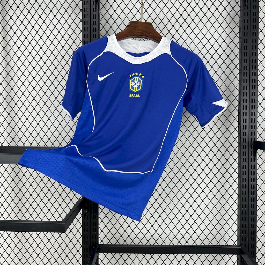 Retro Brazil 2004 Away Jersey - UnitedFutballJersey