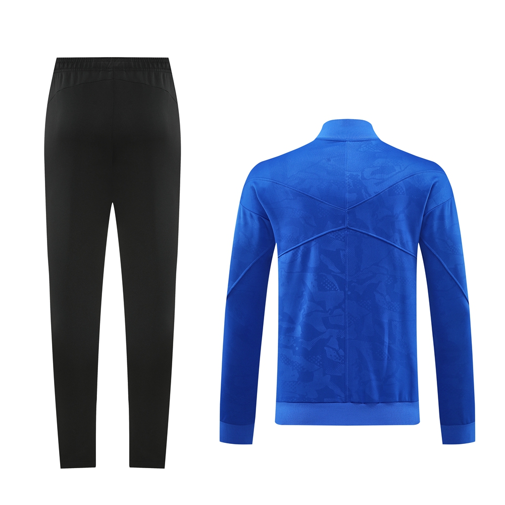 B.A.R.S.A 24-25 Jacket Training Tracksuit - Blue Top and Black Pants - UnitedFutballJersey