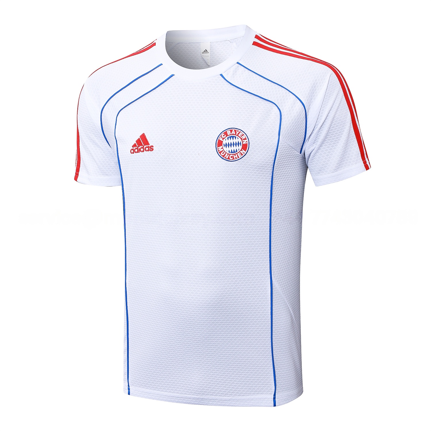 Bayern Munich 25-26 Short-Sleeve Training Set - White Throwback Top & Grey Shorts - UnitedFutballJersey