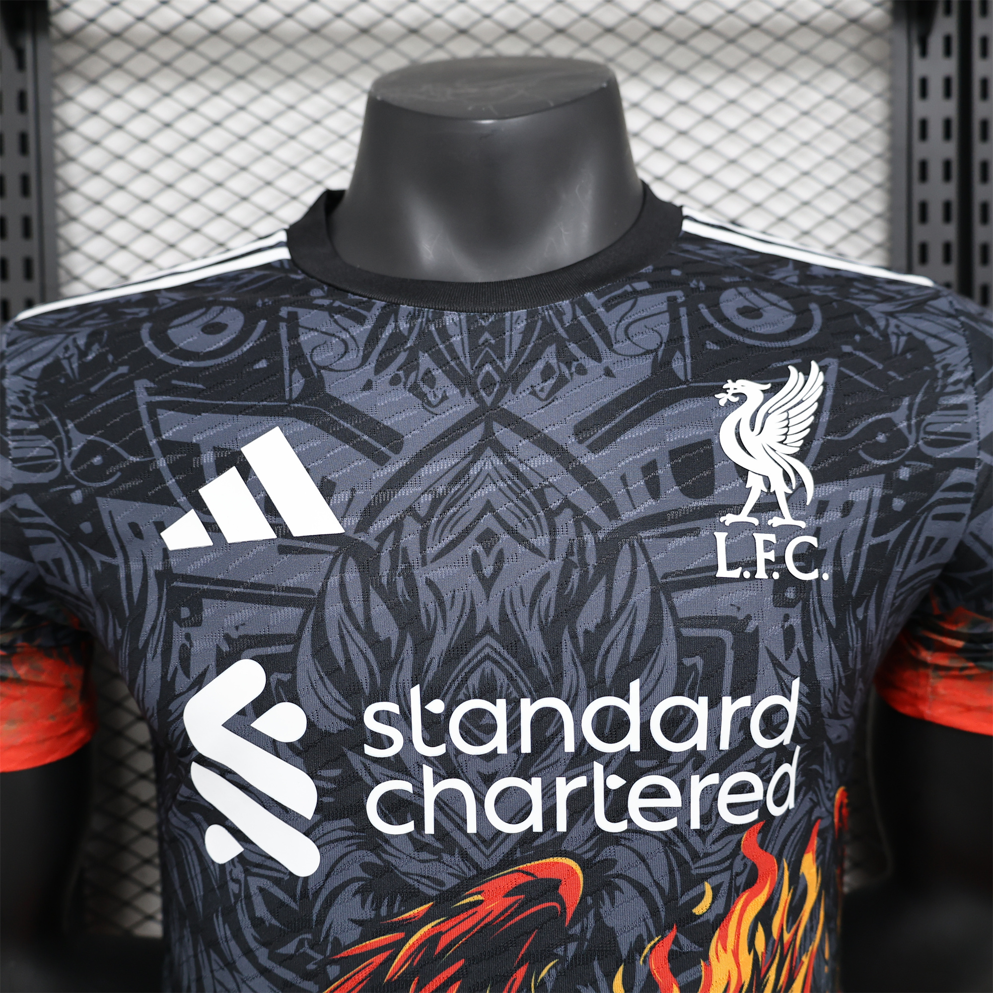 Liver.pool 24-25 Red Fire Phoenix Special Edition Jersey - Player Version - UnitedFutballJersey