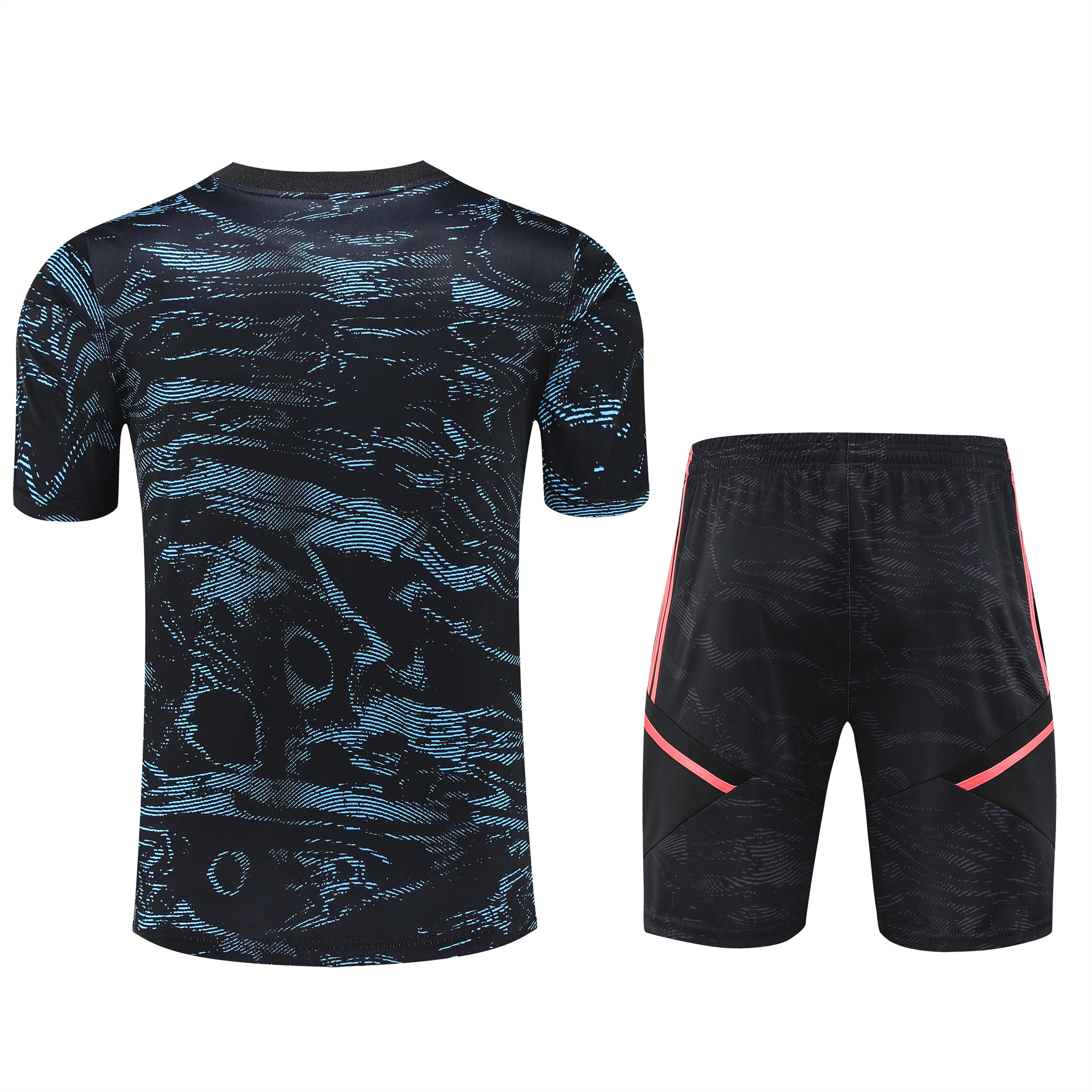 Arsenal 23-24 Short-Sleeve Training Set - Blue & Orange - UnitedFutballJersey
