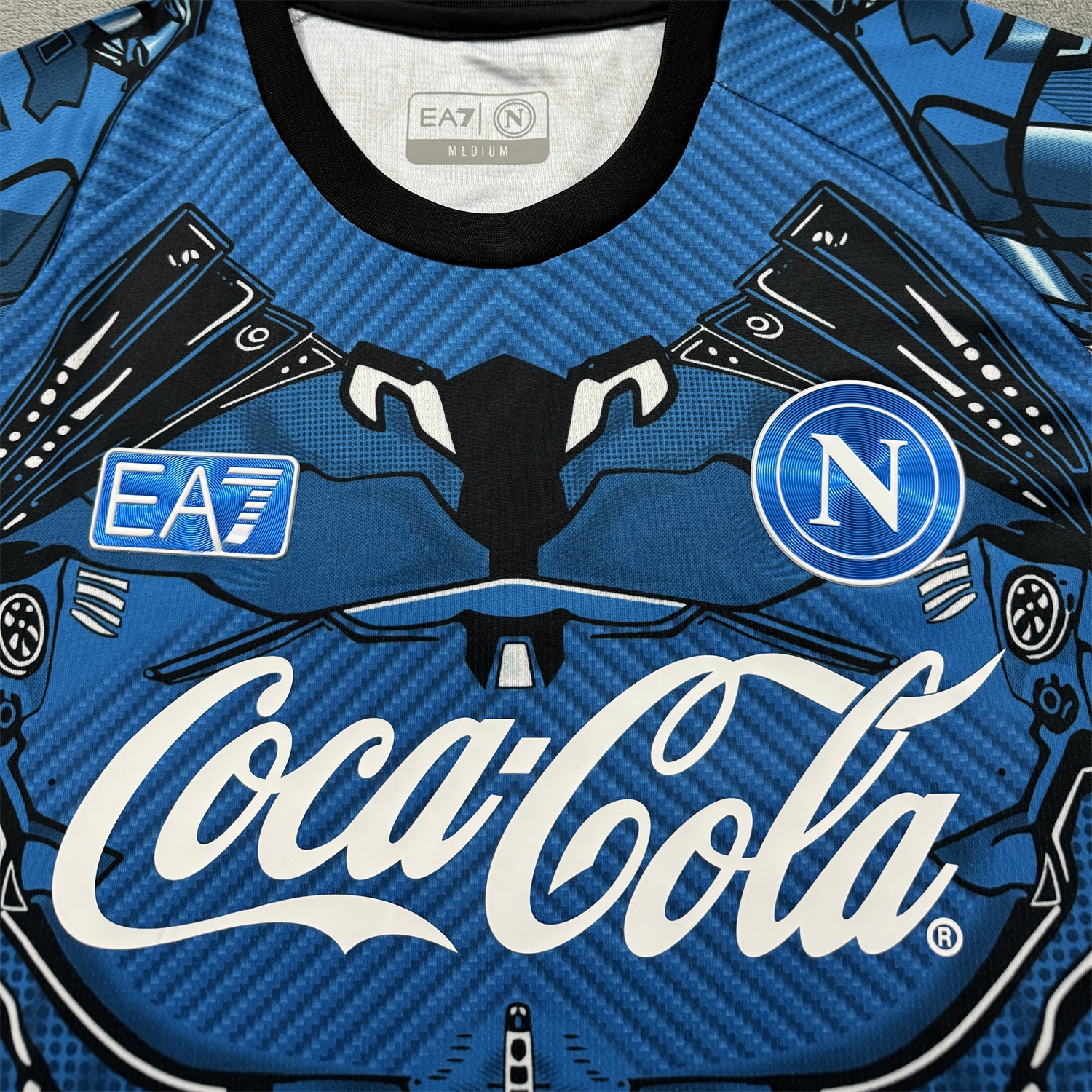 Napoli 25-26 Blue Mecha Training Jersey - Fans Version - UnitedFutballJersey