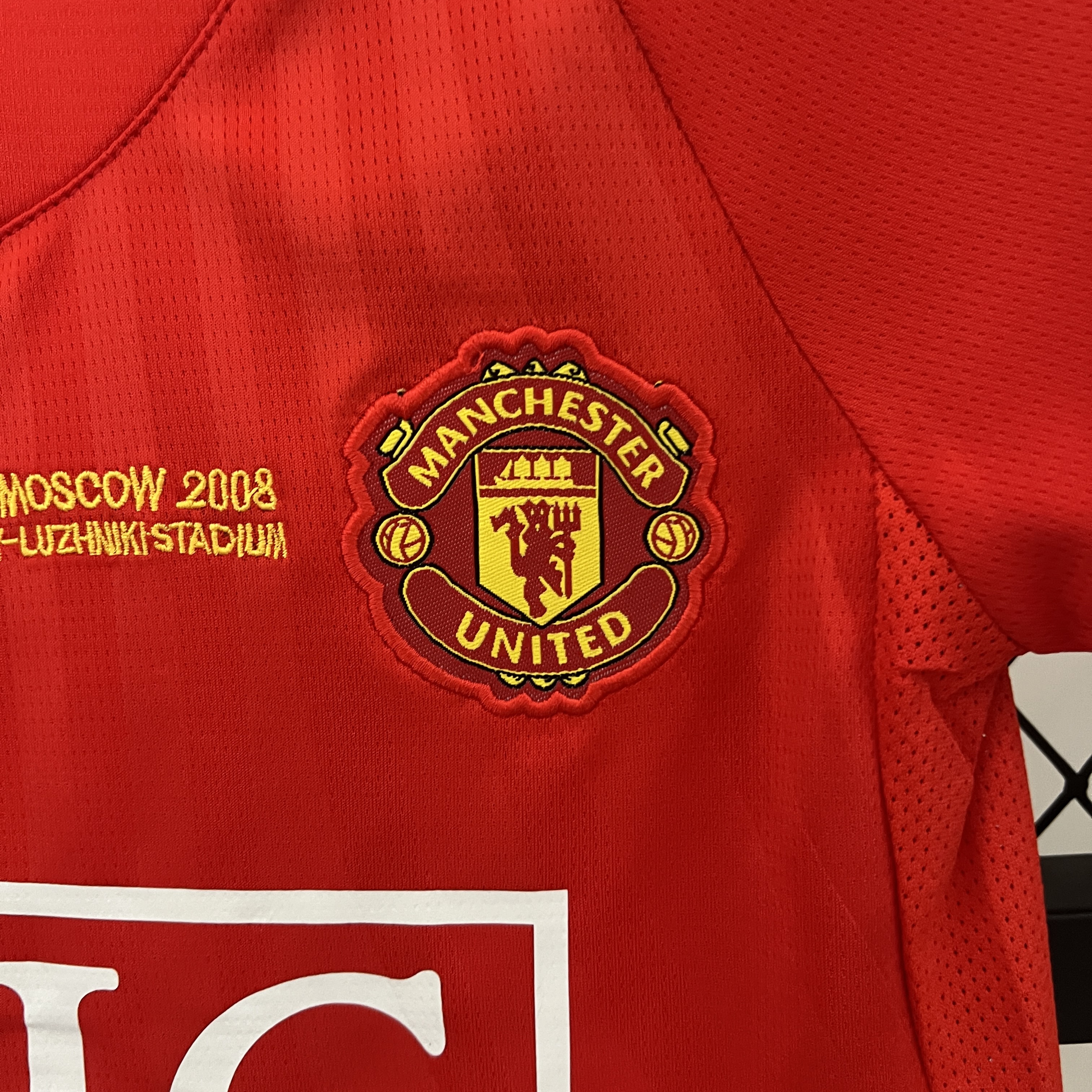Retro Manchester United 2007-08 Home Stadium Kids Kit - UnitedFutballJersey