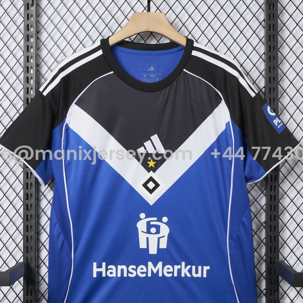 Hamburger SV 25-26 Away Jersey - Fans Version - UnitedFutballJersey