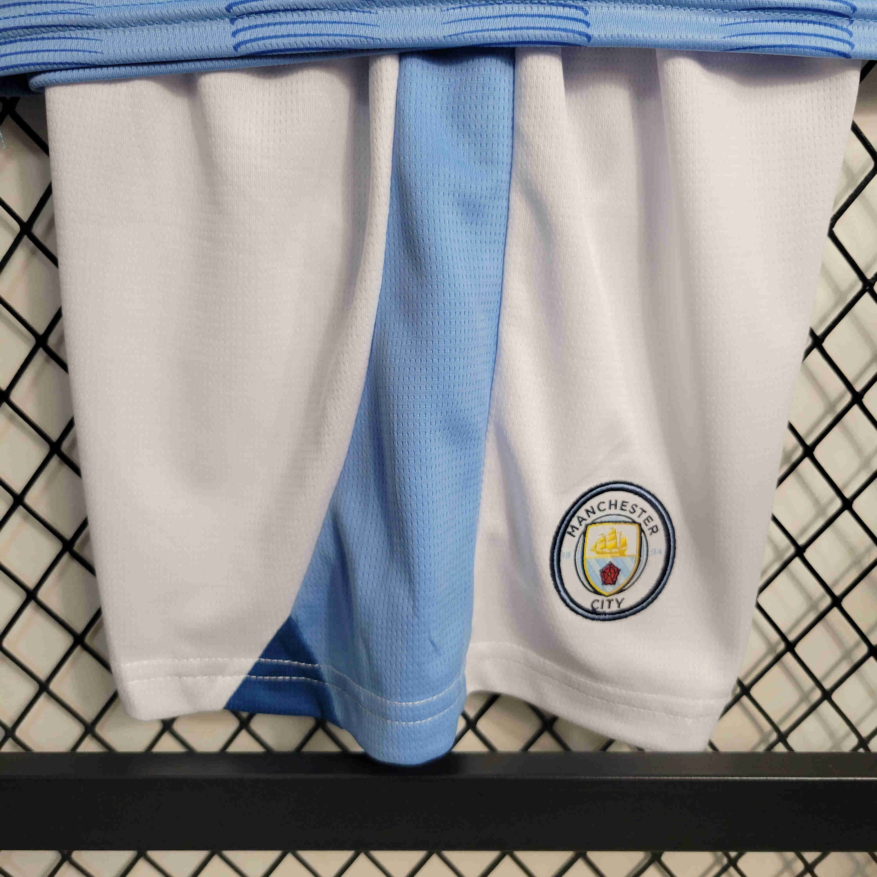 Manchester City 23/24 Home Kids Kit Jersey - UnitedFutballJersey