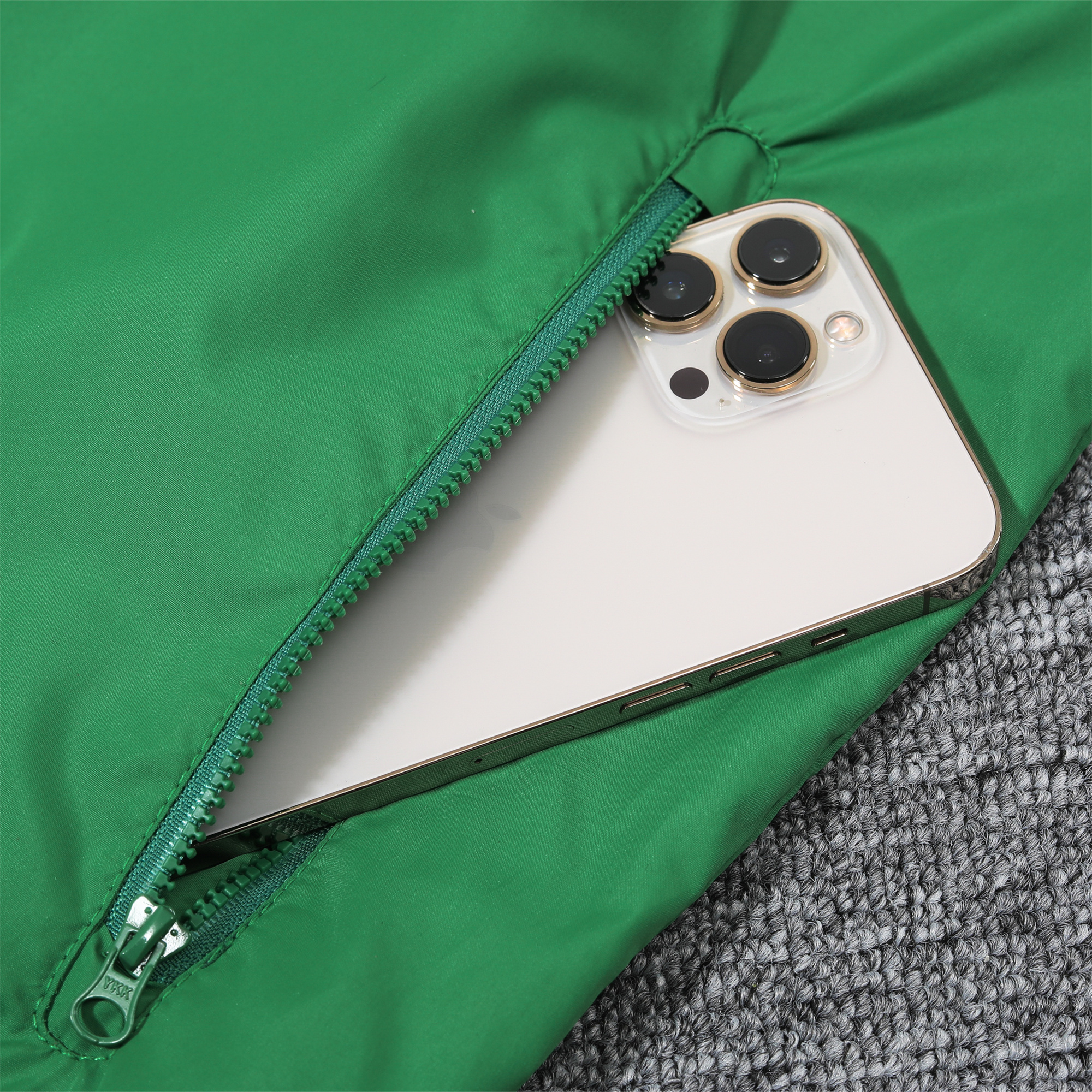 Portugal 2024 National Team Anthem Green Hooded Windbreaker - Player Version - UnitedFutballJersey