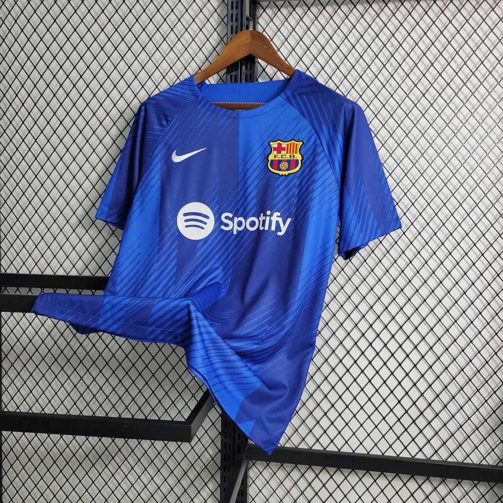 B.A.R.S.A 23-24 Blue Training Jersey - Fans Version - UnitedFutballJersey