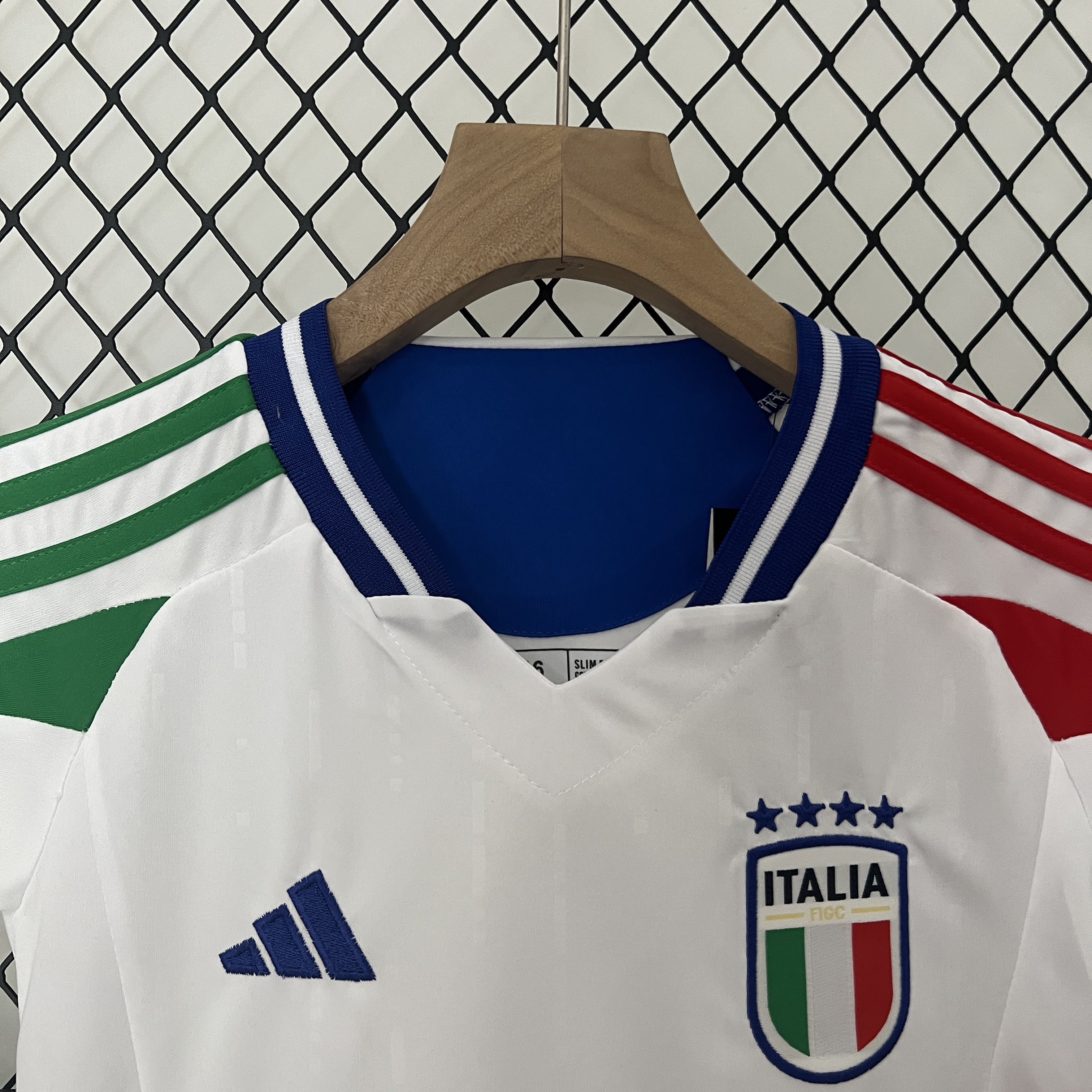 Italy 2024 Away Stadium Kids Kit - UnitedFutballJersey
