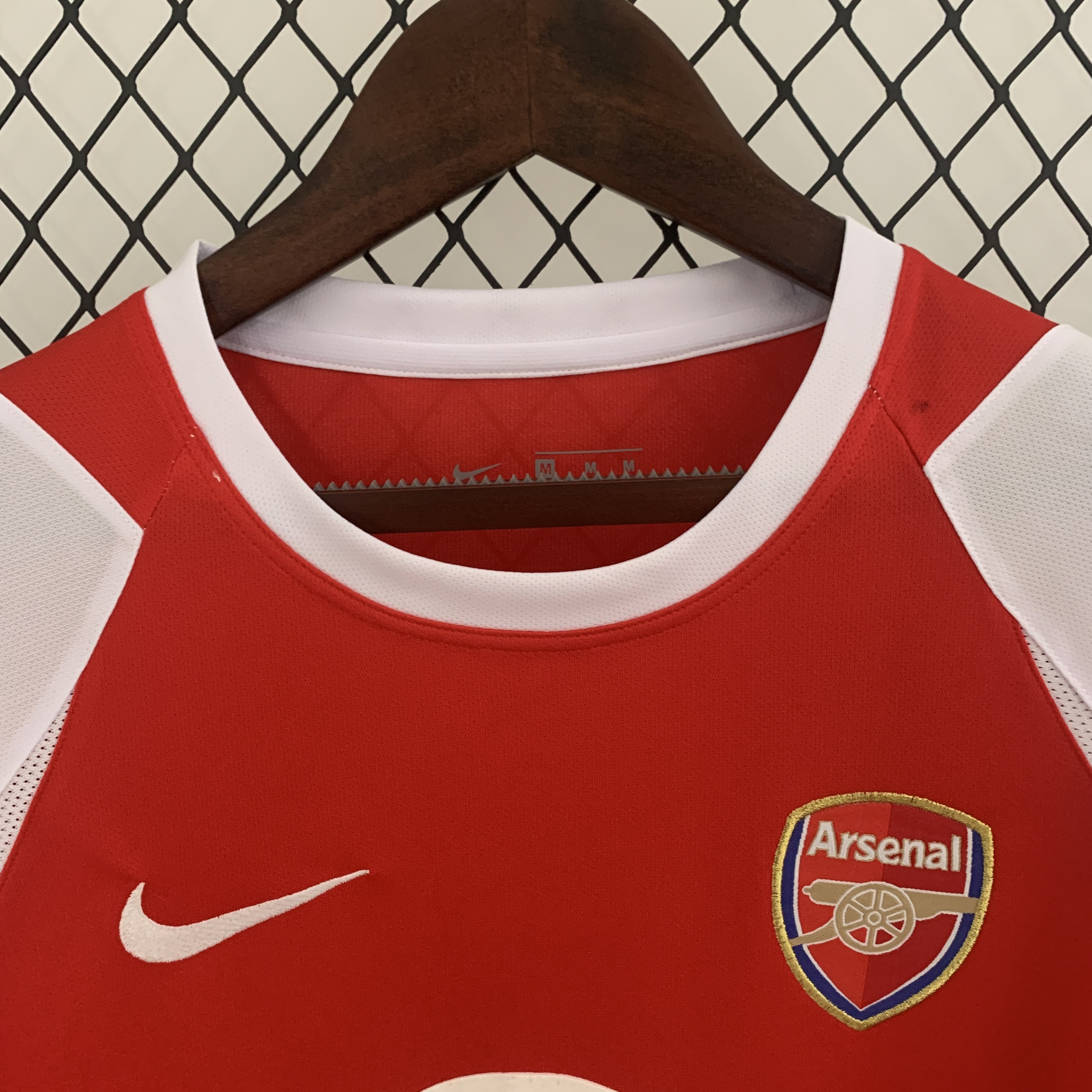Retro Arsenal 02-04 Home Stadium Long Sleeve Jersey - UnitedFutballJersey