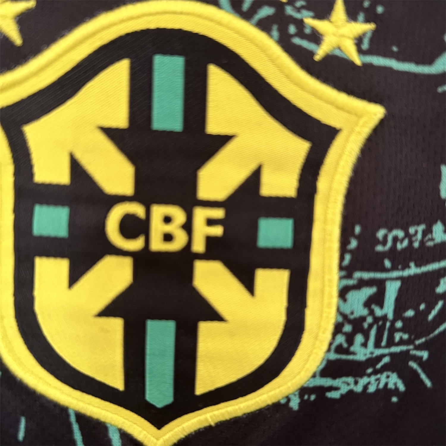 Brazil 2024 Black and Green Church Jersey - Fans Version - UnitedFutballJersey
