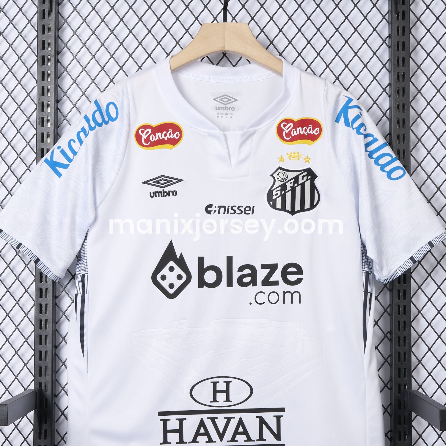 Santos 24-25 Home Jersey With Sponsors - Fans Version - UnitedFutballJersey