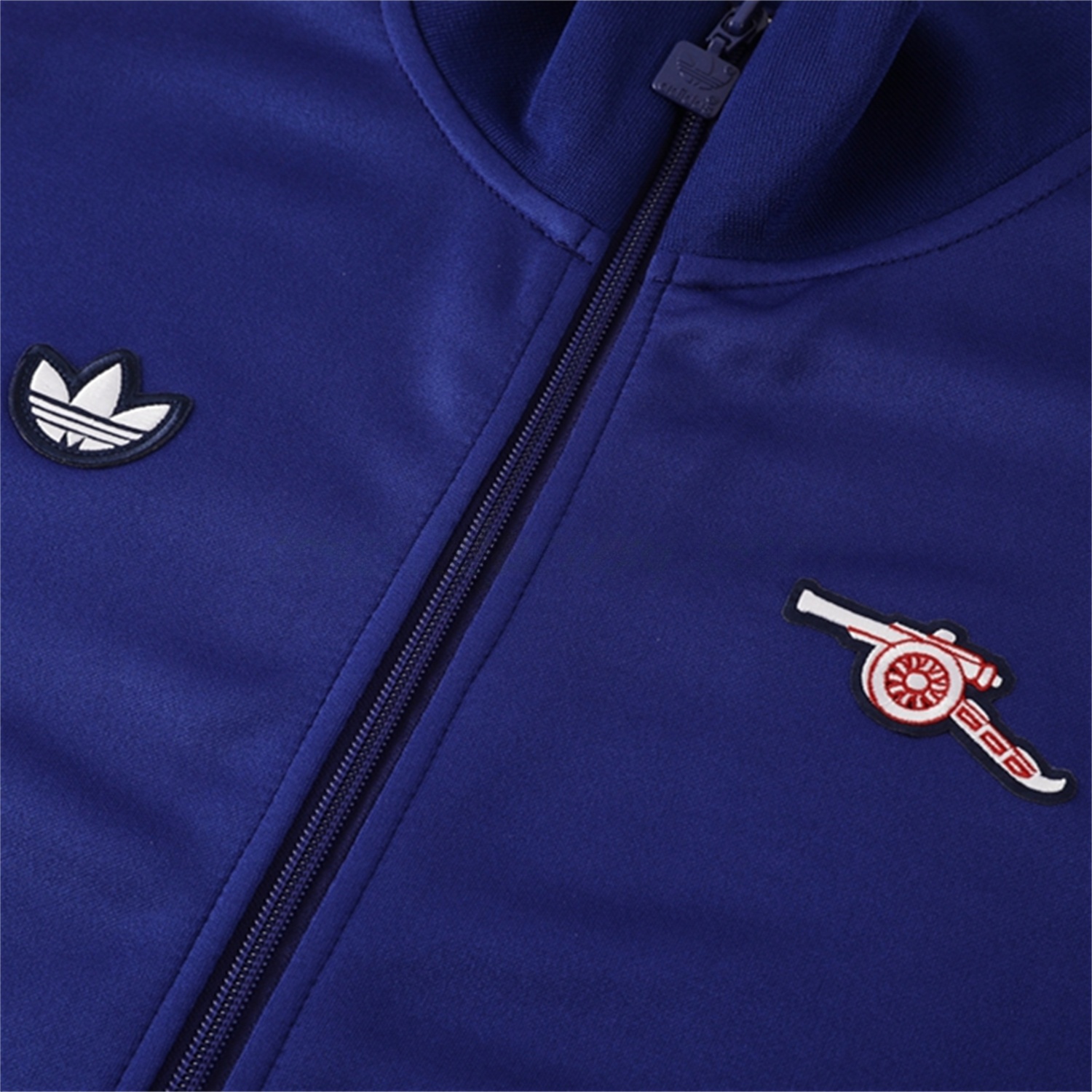 Arsenal 25-26 Throwback Trefoil Jacket Training Tracksuit - Royal Blue Jackets & Pants - UnitedFutballJersey