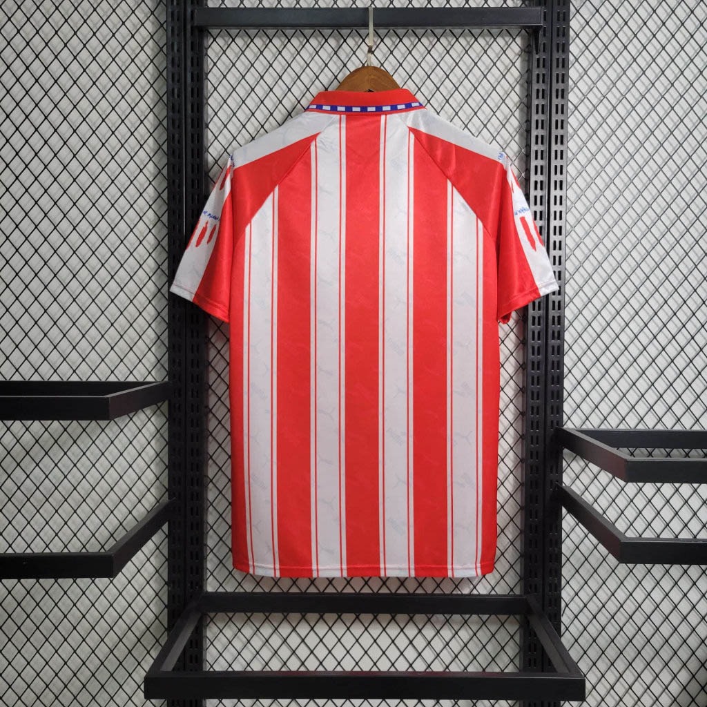 Retro Atletico Madrid 1994-95 Home Stadium Jersey - UnitedFutballJersey