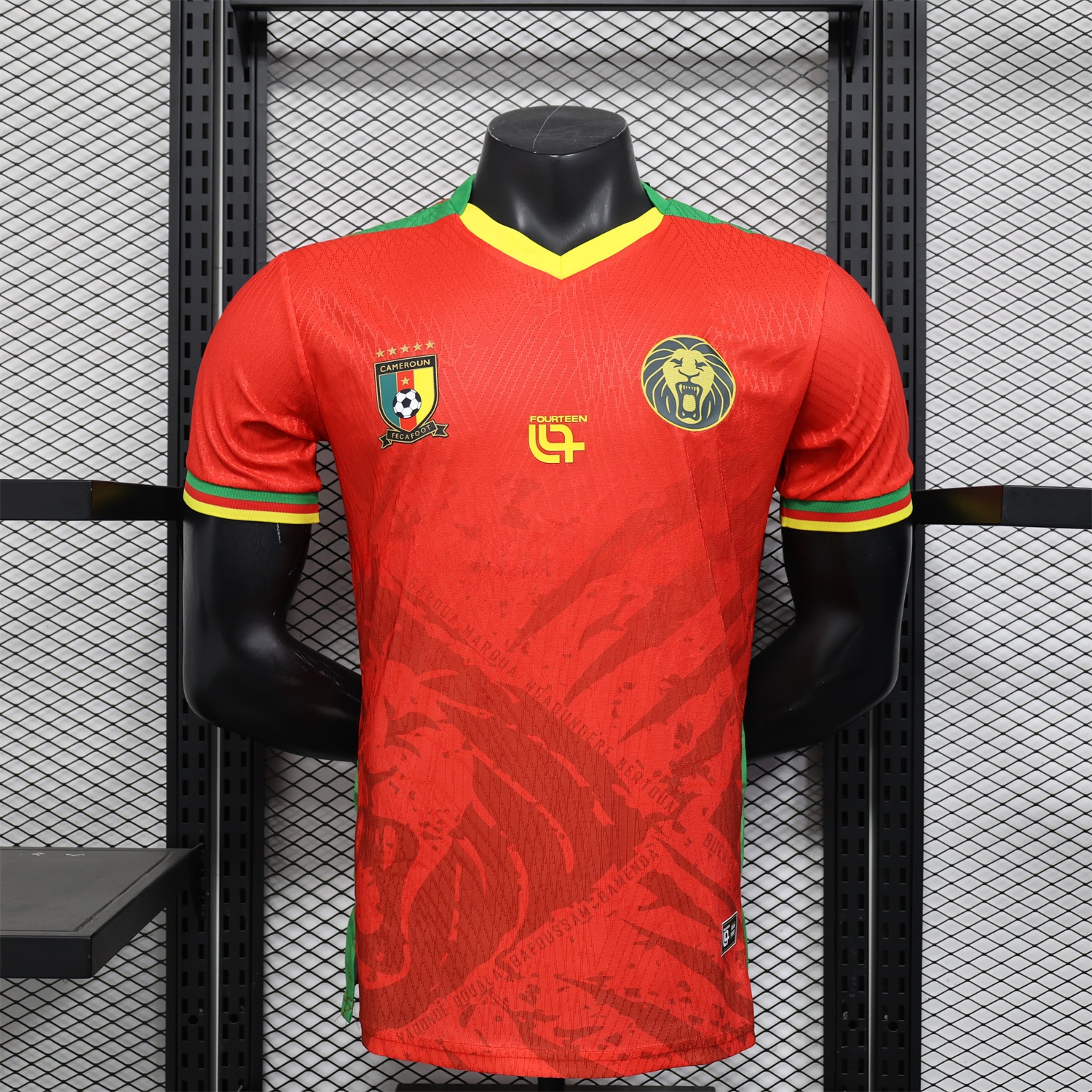 Cameroon 25-26 Away Jersey - Player Version - UnitedFutballJersey