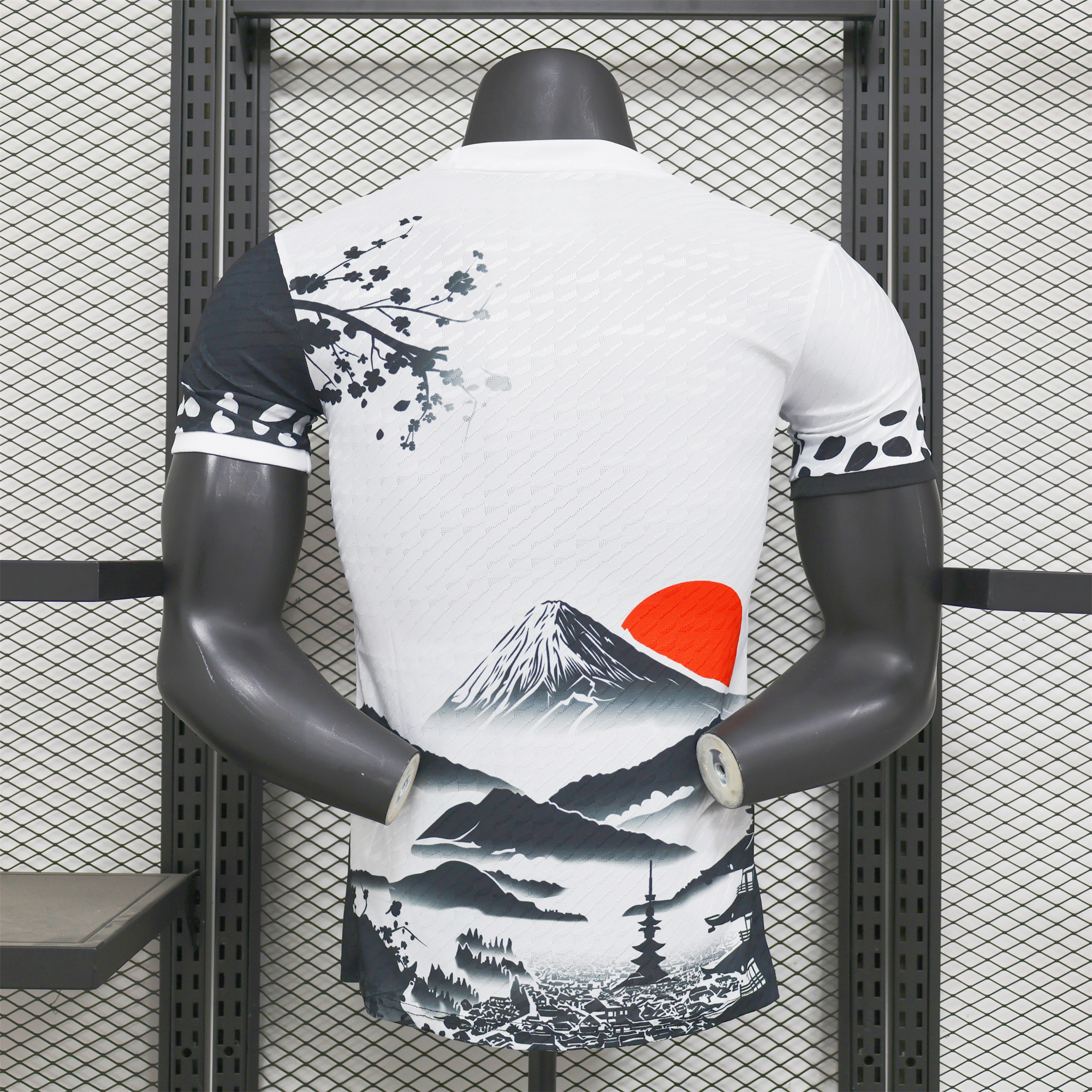 Japan 2024 Fuji Mountain Scenery Special Edition White Jersey - Player Version - UnitedFutballJersey