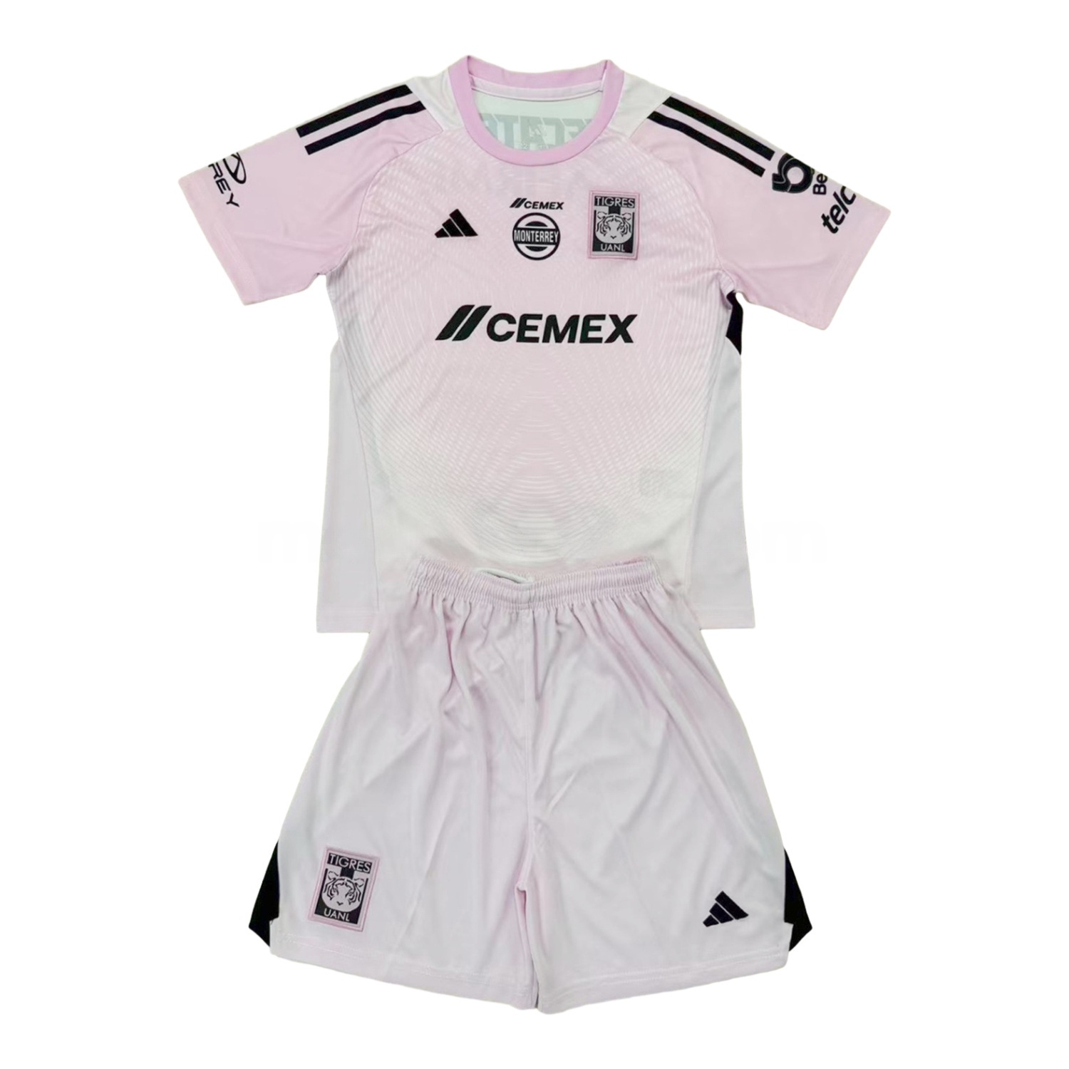 Tigres UANL 25-26 Light Pink Goalkeeper Kids Kit - UnitedFutballJersey