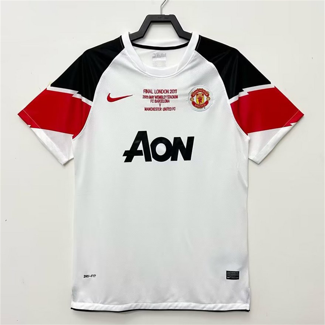 Manchester United Retro 10-11 Away Jersey - Champions League Final Version - UnitedFutballJersey