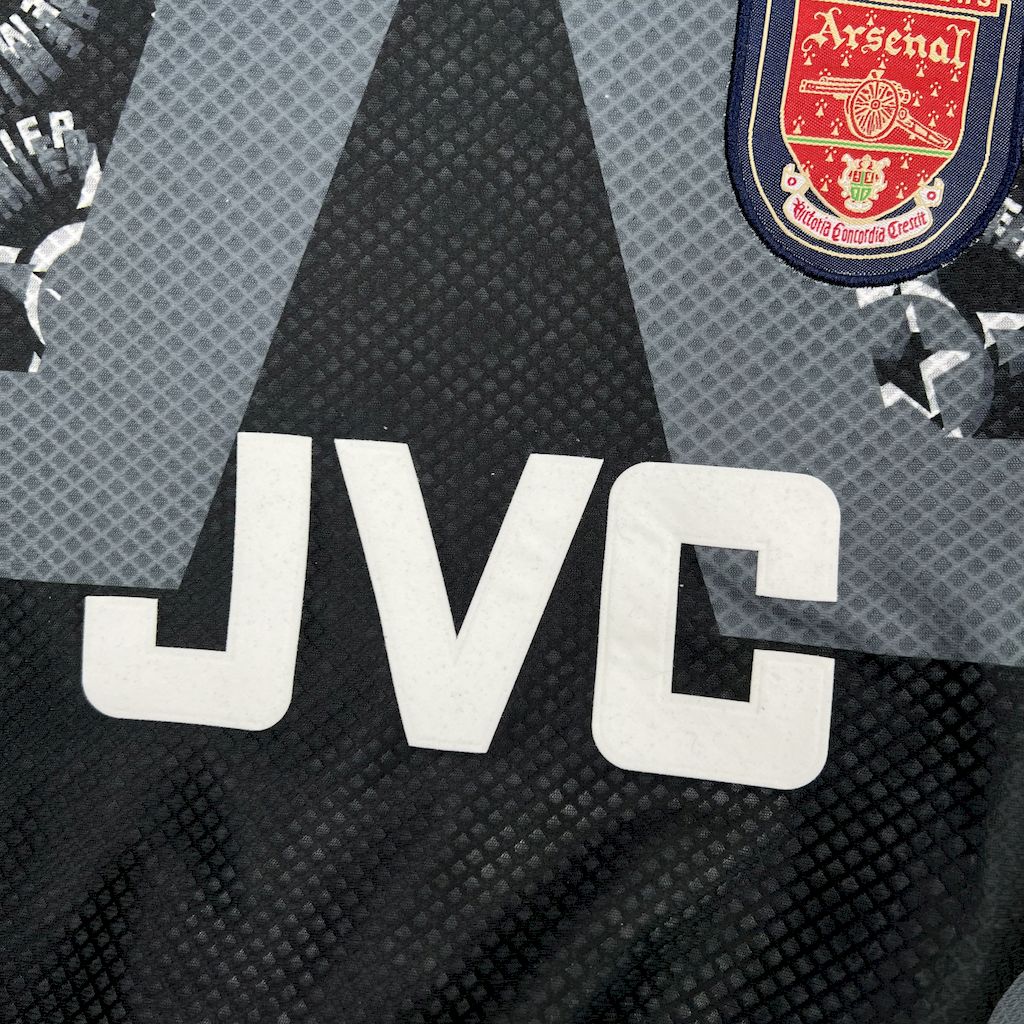 Retro Arsenal 1994-95 Black GK Long Sleeves Jersey - UnitedFutballJersey