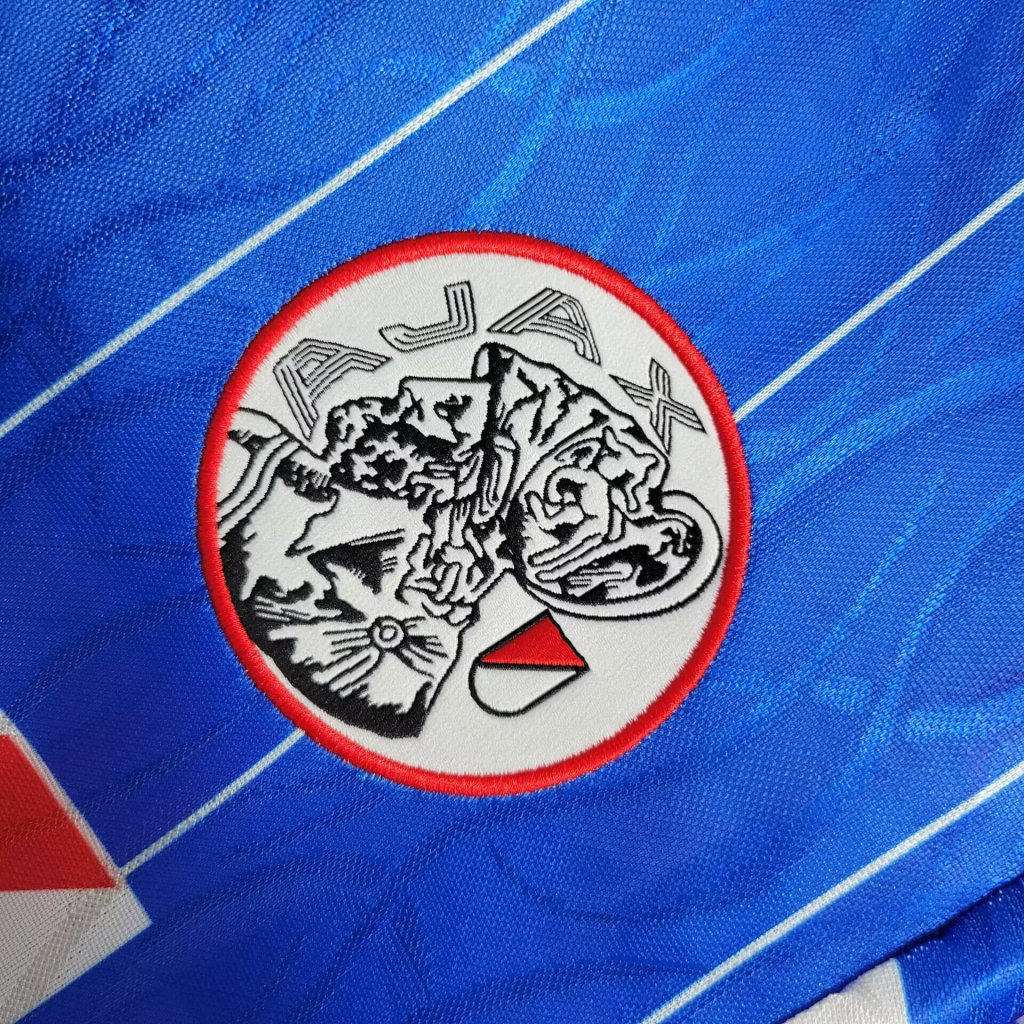 Retro Ajax 1990 Away Stadium Jersey - UnitedFutballJersey