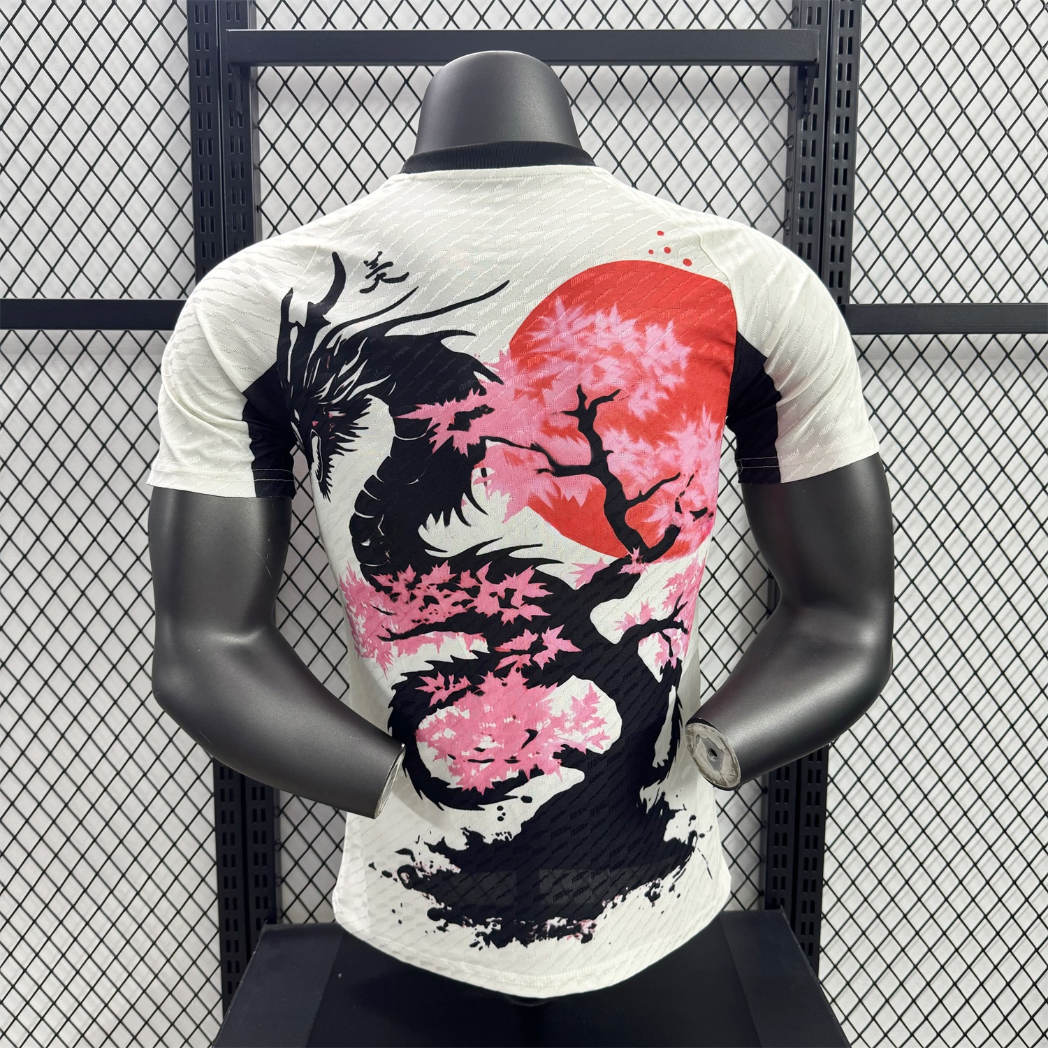 Japan 25-26 Black Dragon Cherry Blossom Tree White Special Jersey - Player Version - UnitedFutballJersey