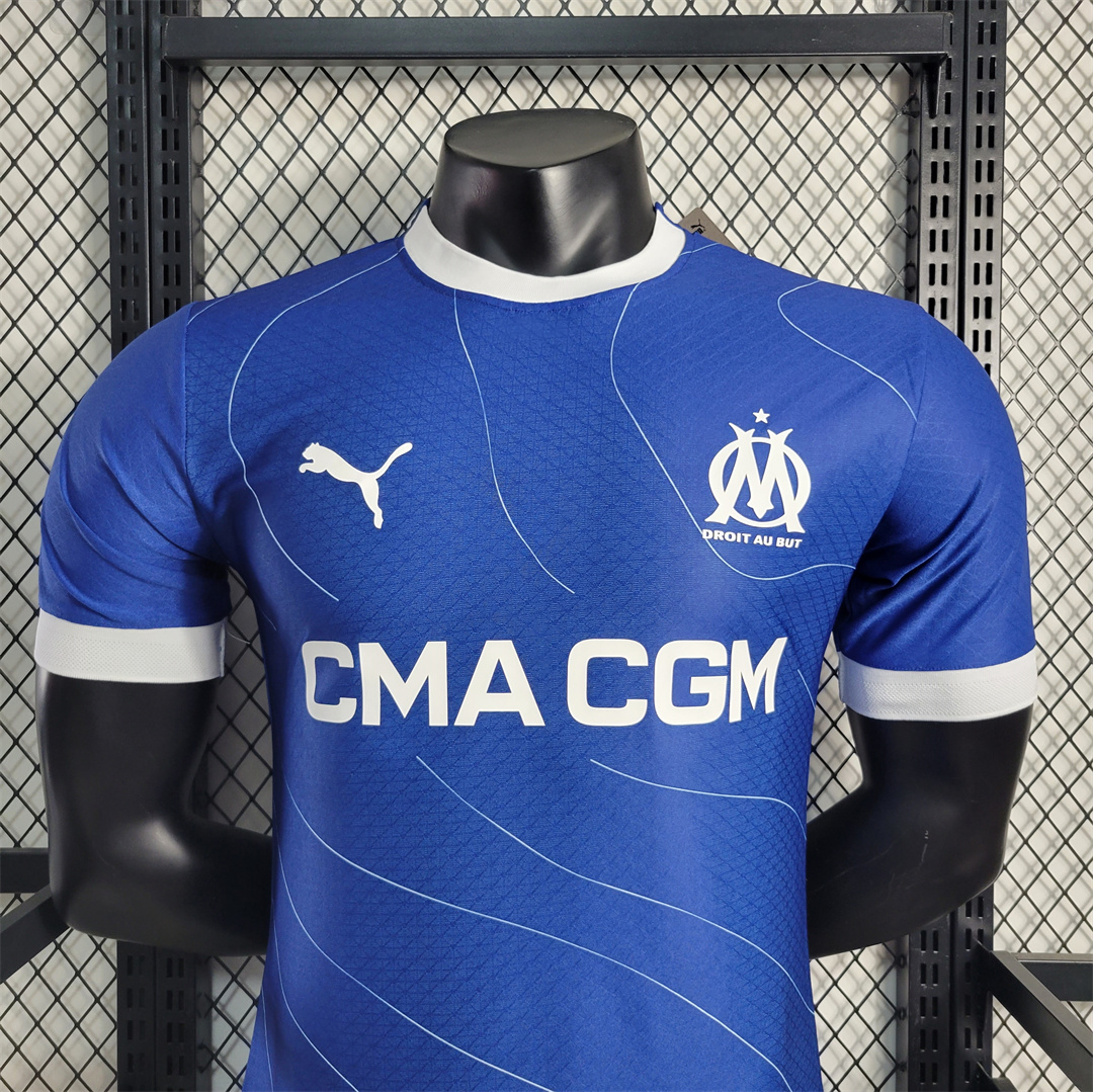 Marseille 23-24 Away Stadium Jersey - Player Version - UnitedFutballJersey