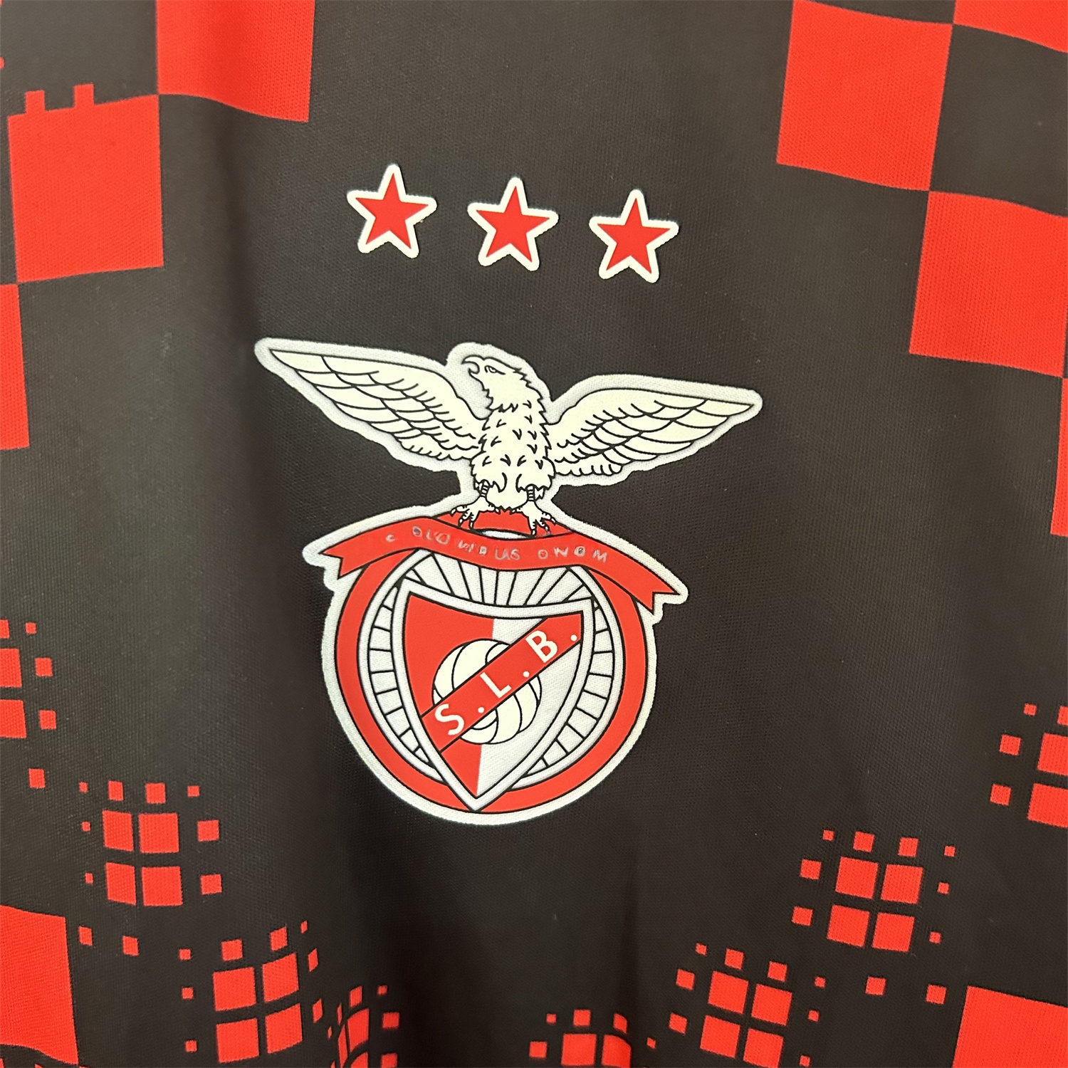Benfica 25-26 Black Red Pre-Match Training Jersey - Fans Version - UnitedFutballJersey