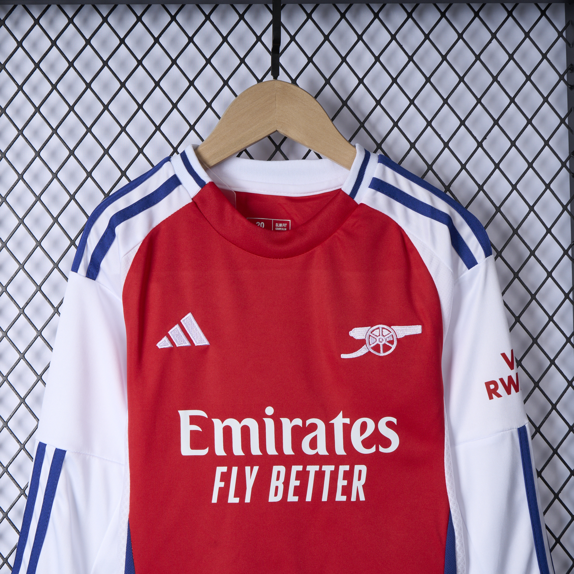 Arsenal 24-25 Home Long Sleeve Kids Kit - UnitedFutballJersey