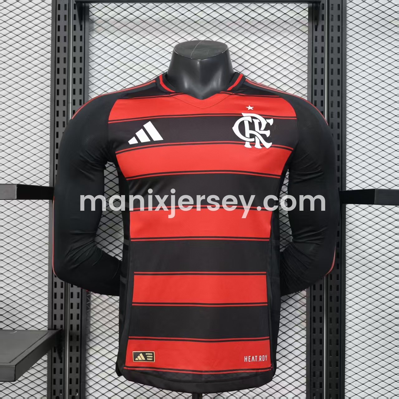 Flamengo 25-26 Home Long Sleeves Unsponsored Jersey - Player Version - UnitedFutballJersey