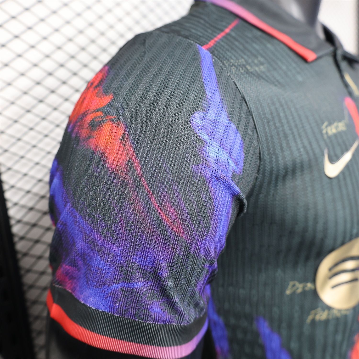 B.A.R.S.A 24-25 Red and Blue Hand Special Edition Jersey - Player Version - UnitedFutballJersey