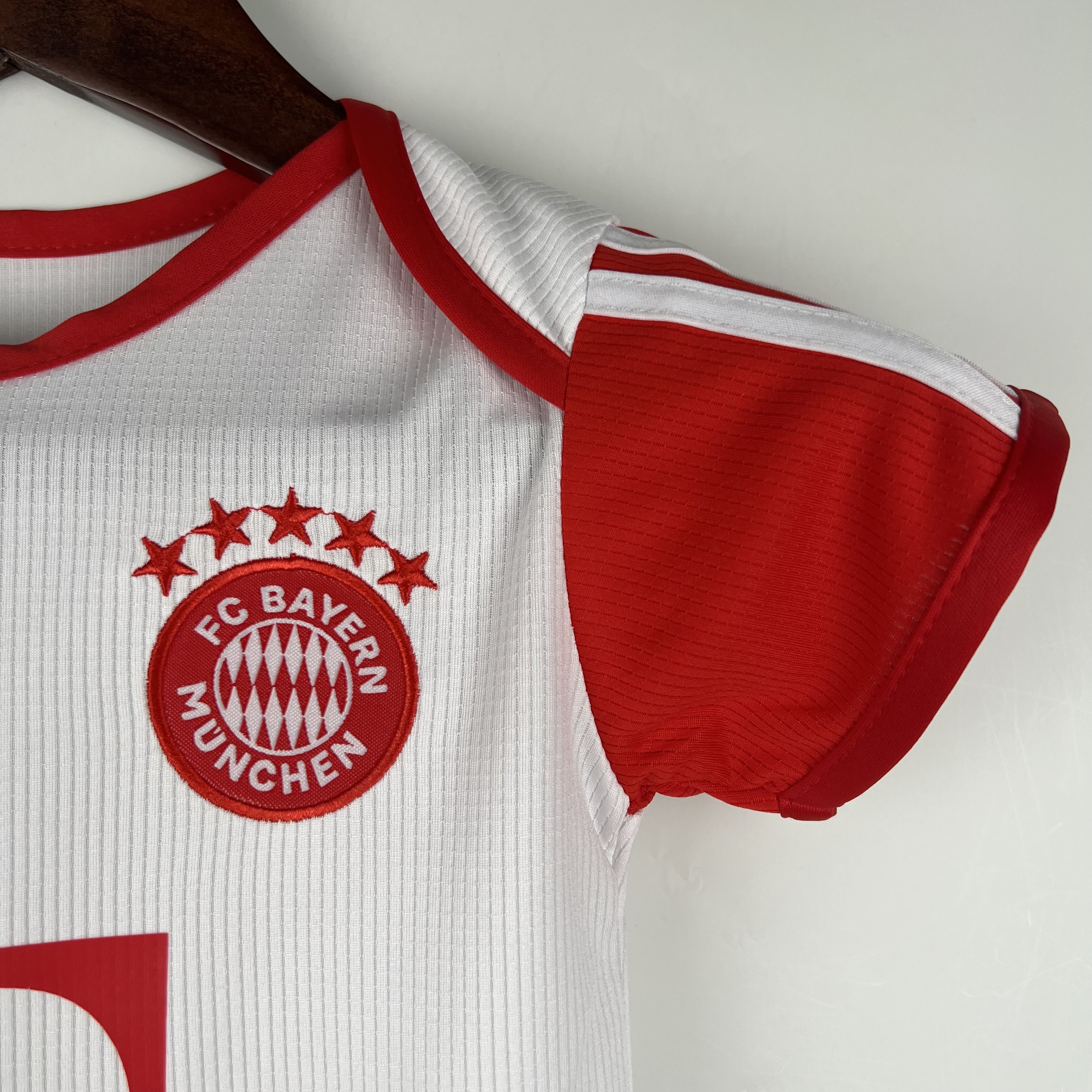 Bayern Munich 23-24 Home Stadium Baby Crawling Suit - UnitedFutballJersey