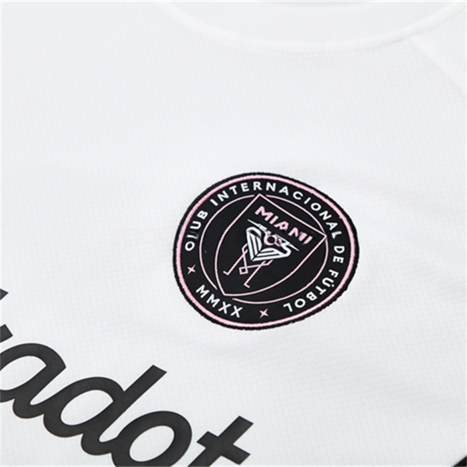 INT M.A.M 25-26 Kids Short-Sleeve Training Set - White Top and Black Shorts - UnitedFutballJersey