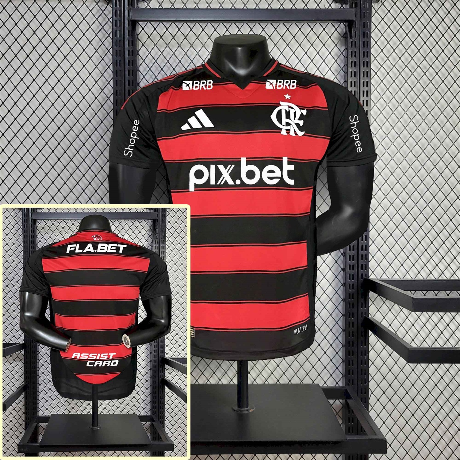 Flamengo 25-26 Home Jersey with Sponsors - Player Version - UnitedFutballJersey