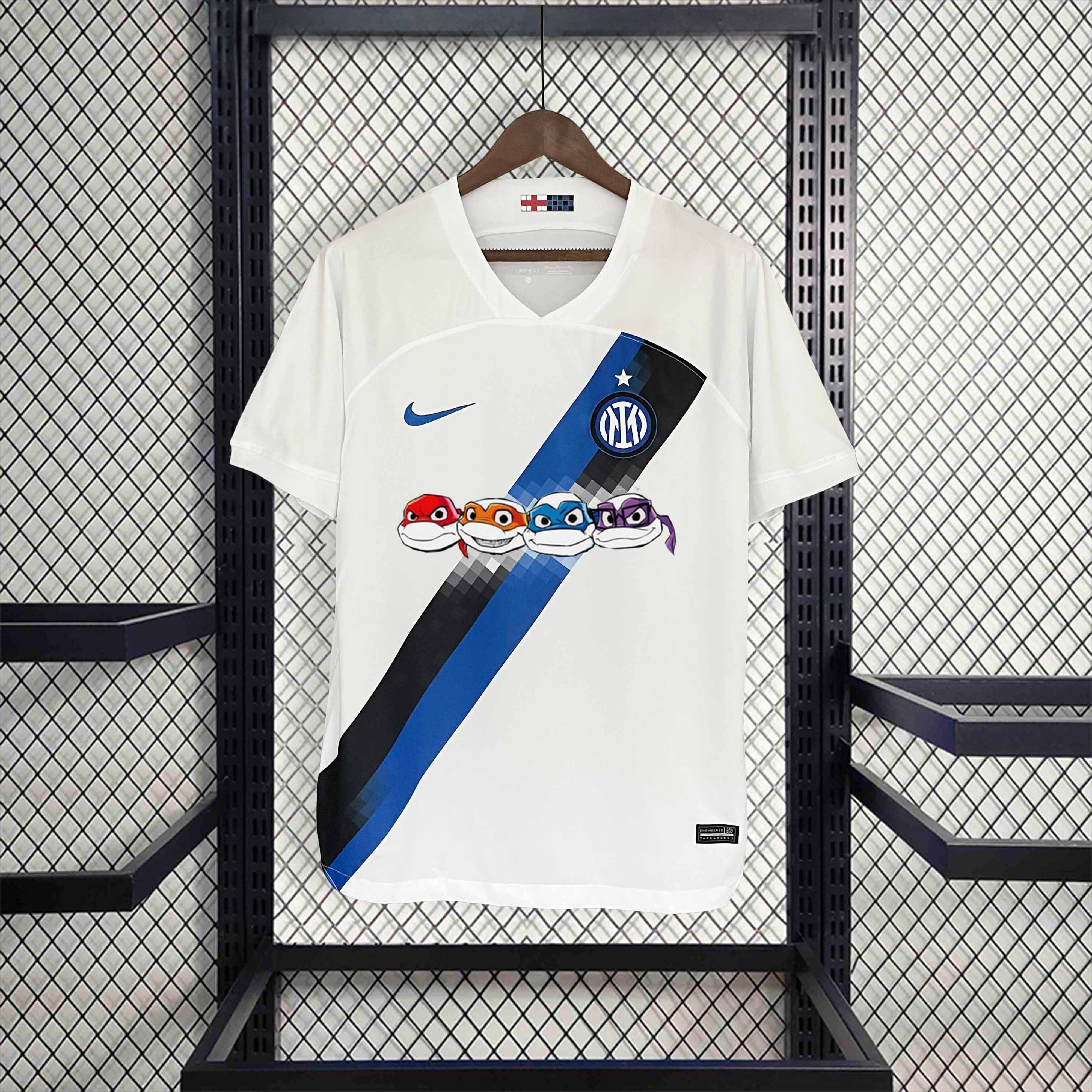 Inter Milan 23-24 Away Teenage Mutant Ninja Turtles Edition Jersey - Fans Version - UnitedFutballJersey