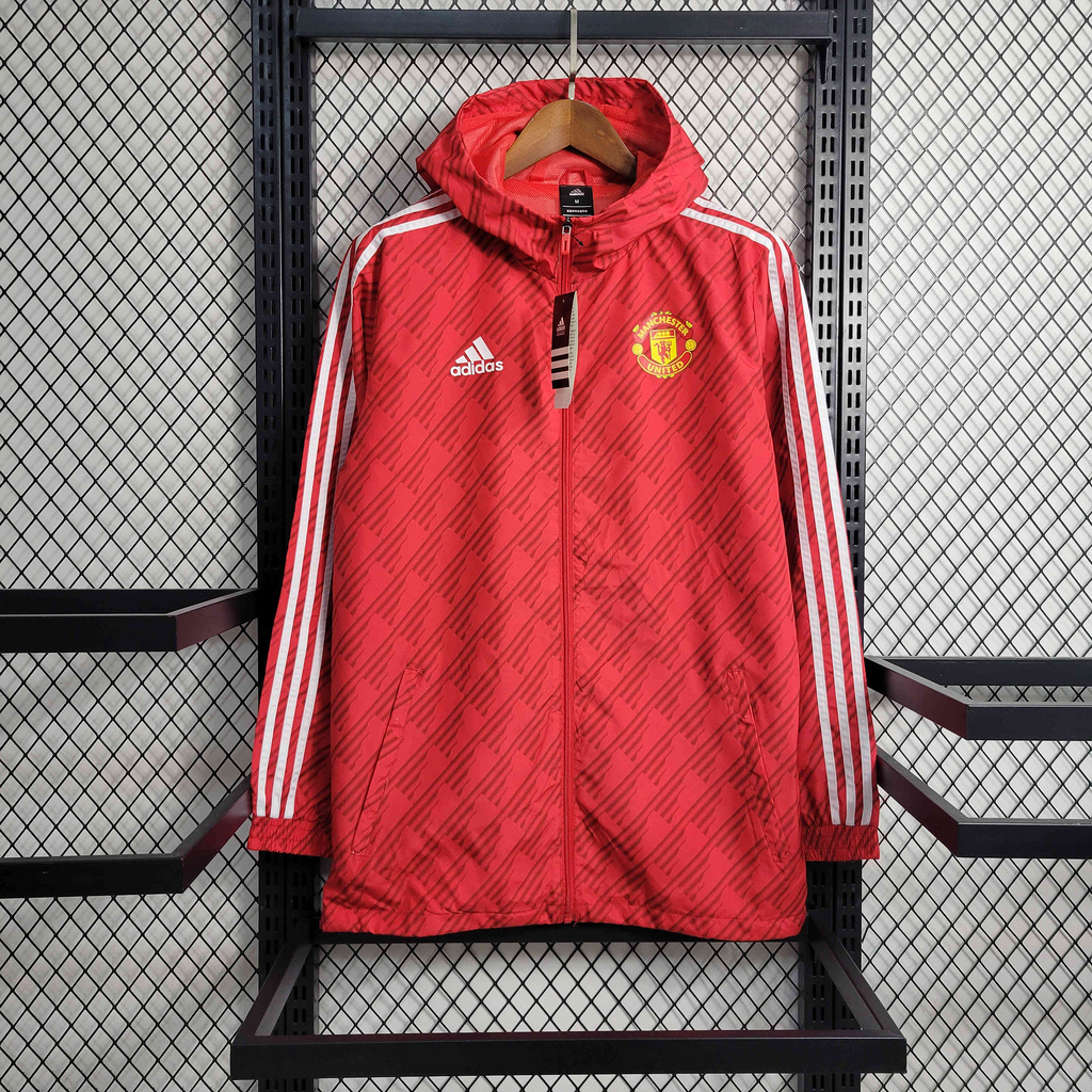 23-24 Manchester United Red Windbreaker - UnitedFutballJersey