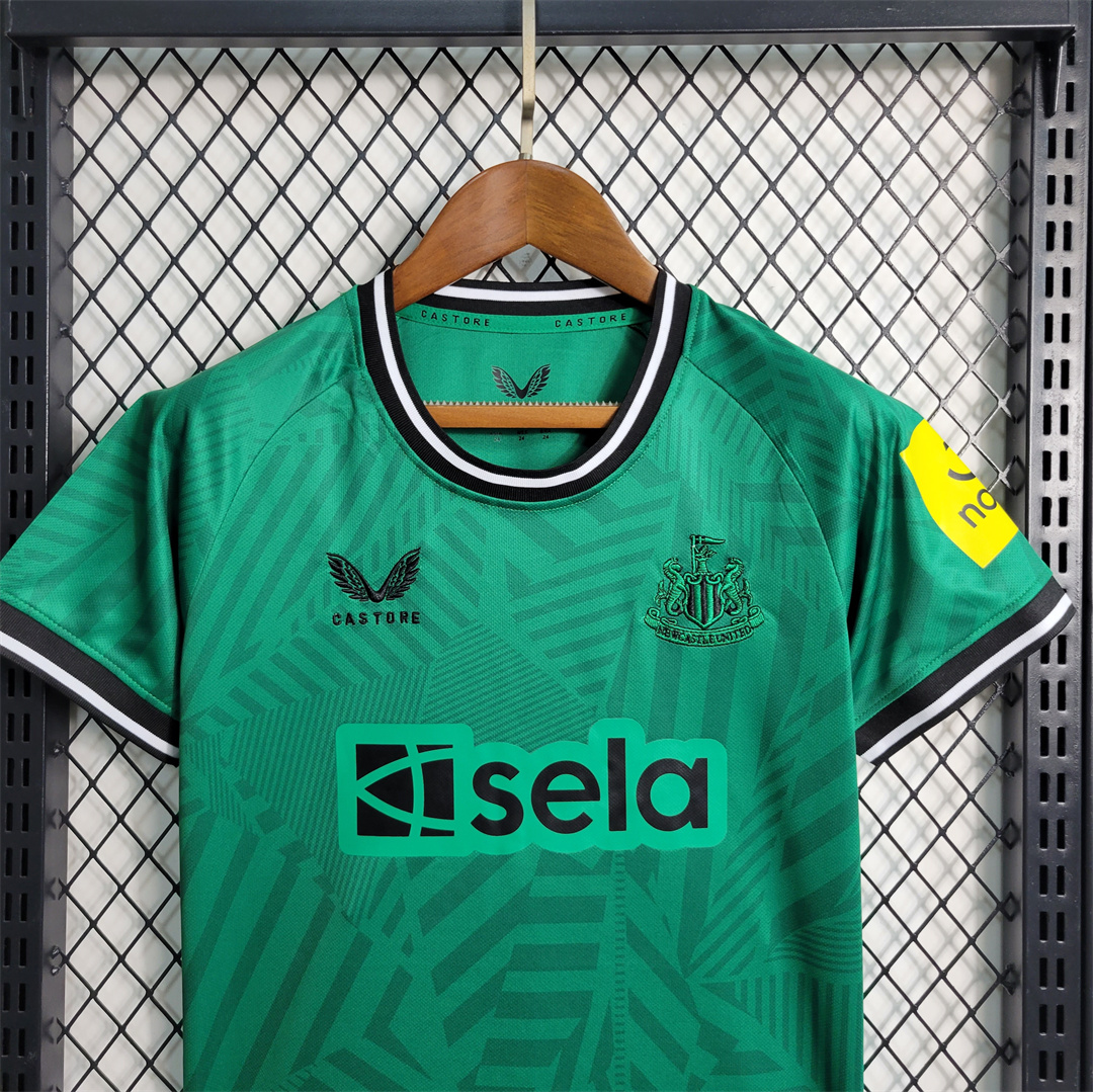 Newcastle United 23-24 Away Kids Kit - UnitedFutballJersey
