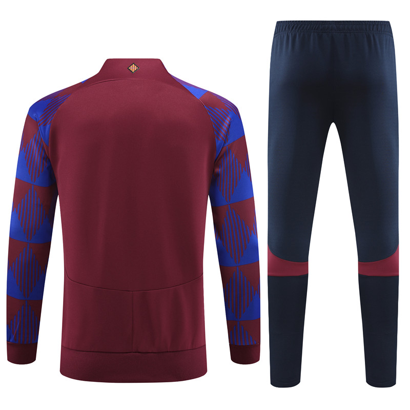 B.A.R.S.A Date 23-24 Jacket Training Tracksuit - Red - UnitedFutballJersey