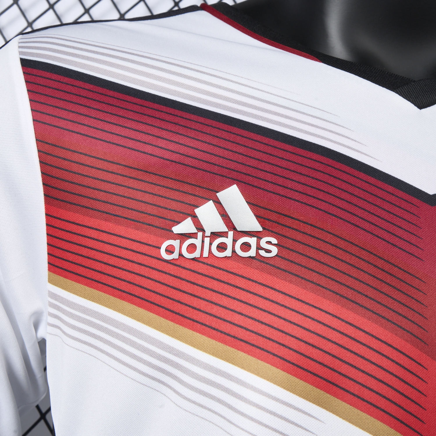 Retro Germany 2014 Home Long Sleeves Jersey - Player Version - UnitedFutballJersey