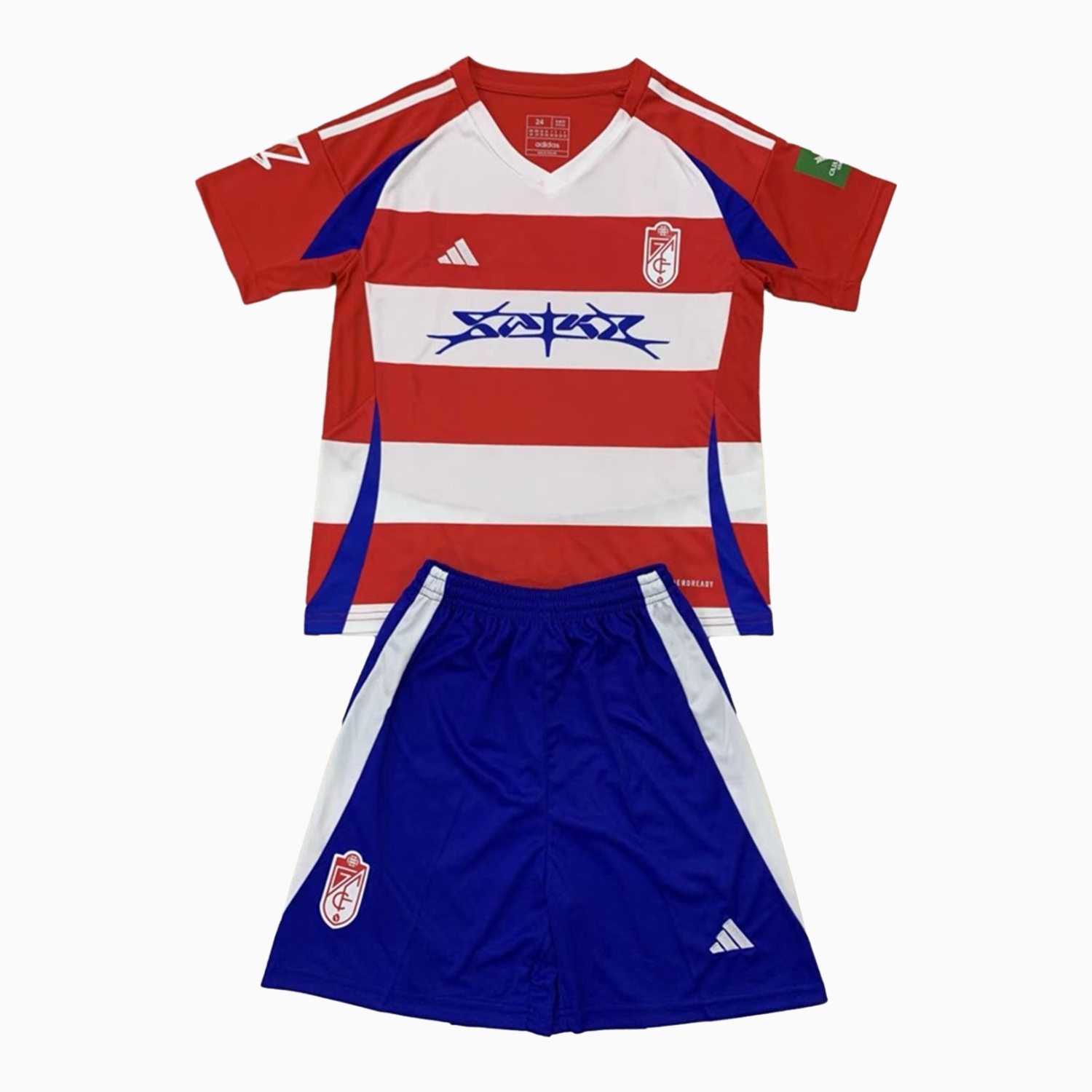 Granada CF 24-25 Home Men's Adult Jersey Set - Fans Version - UnitedFutballJersey