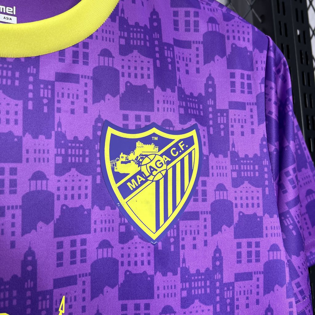 Malaga 24-25 Purple Pre-Match Jersey - Fans Version - UnitedFutballJersey
