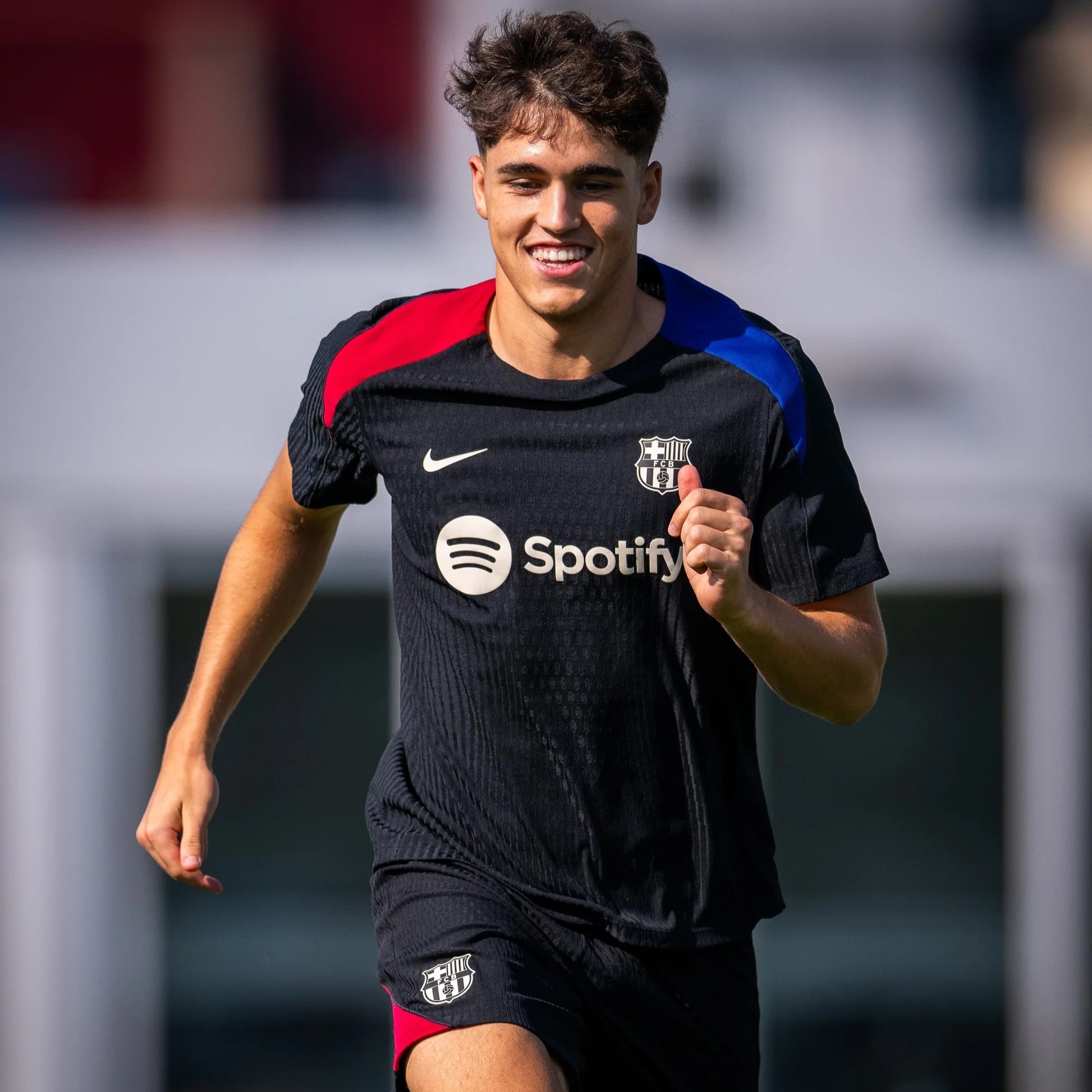 B.A.R.S.A 24-25 Short-Sleeve Training Set - Black Top & Shorts - UnitedFutballJersey