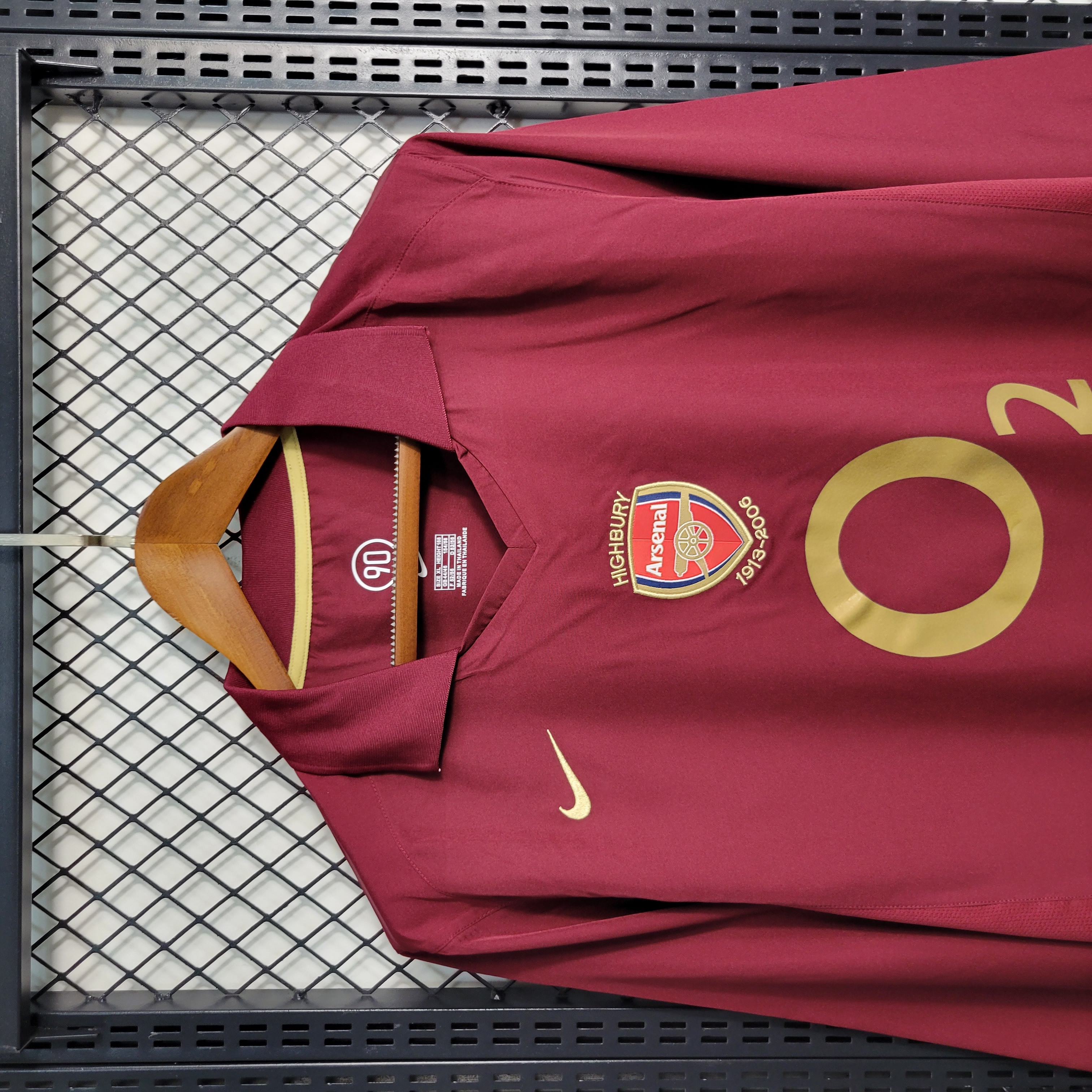 Arsenal Retro 05-06 Home Stadium Long Sleeve Jersey - UnitedFutballJersey