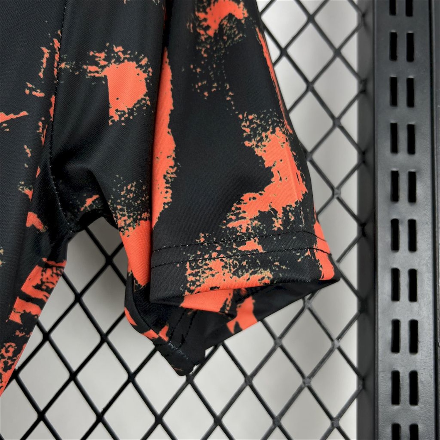 Newcastle United 25-26 Orange Red Graffiti Black Pre-Match Training Jersey - Fans Version - UnitedFutballJersey