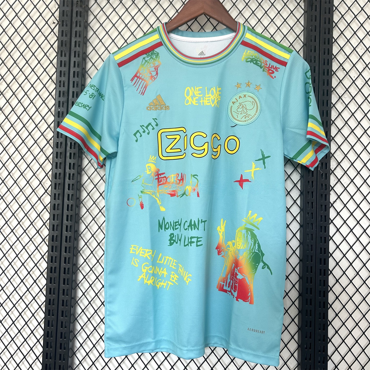 Ajax x B-O-B Marly 25-26 Light Blue Special Edition Jersey - Fans Version - UnitedFutballJersey